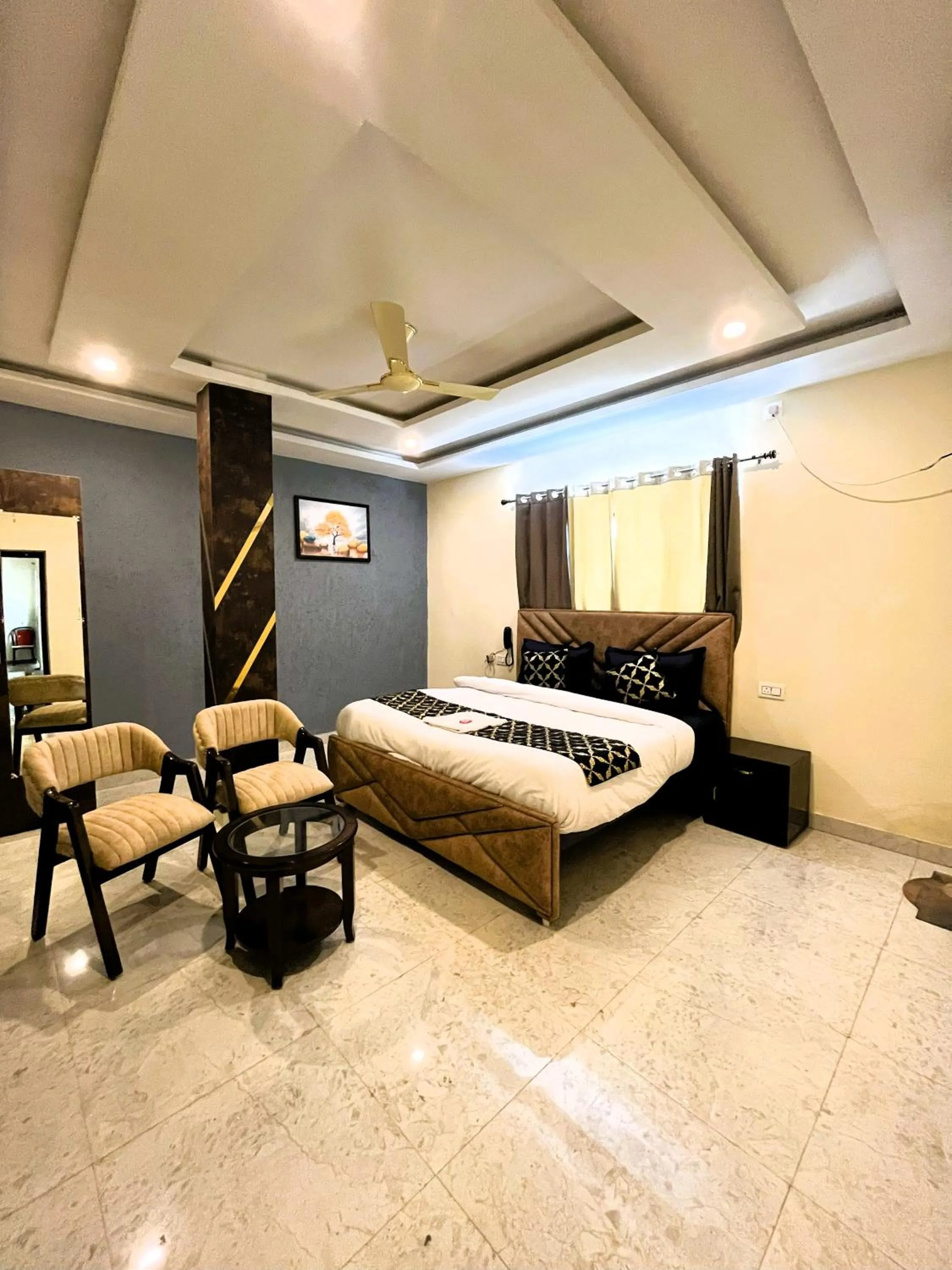 Bed in Hotel Grand Parador