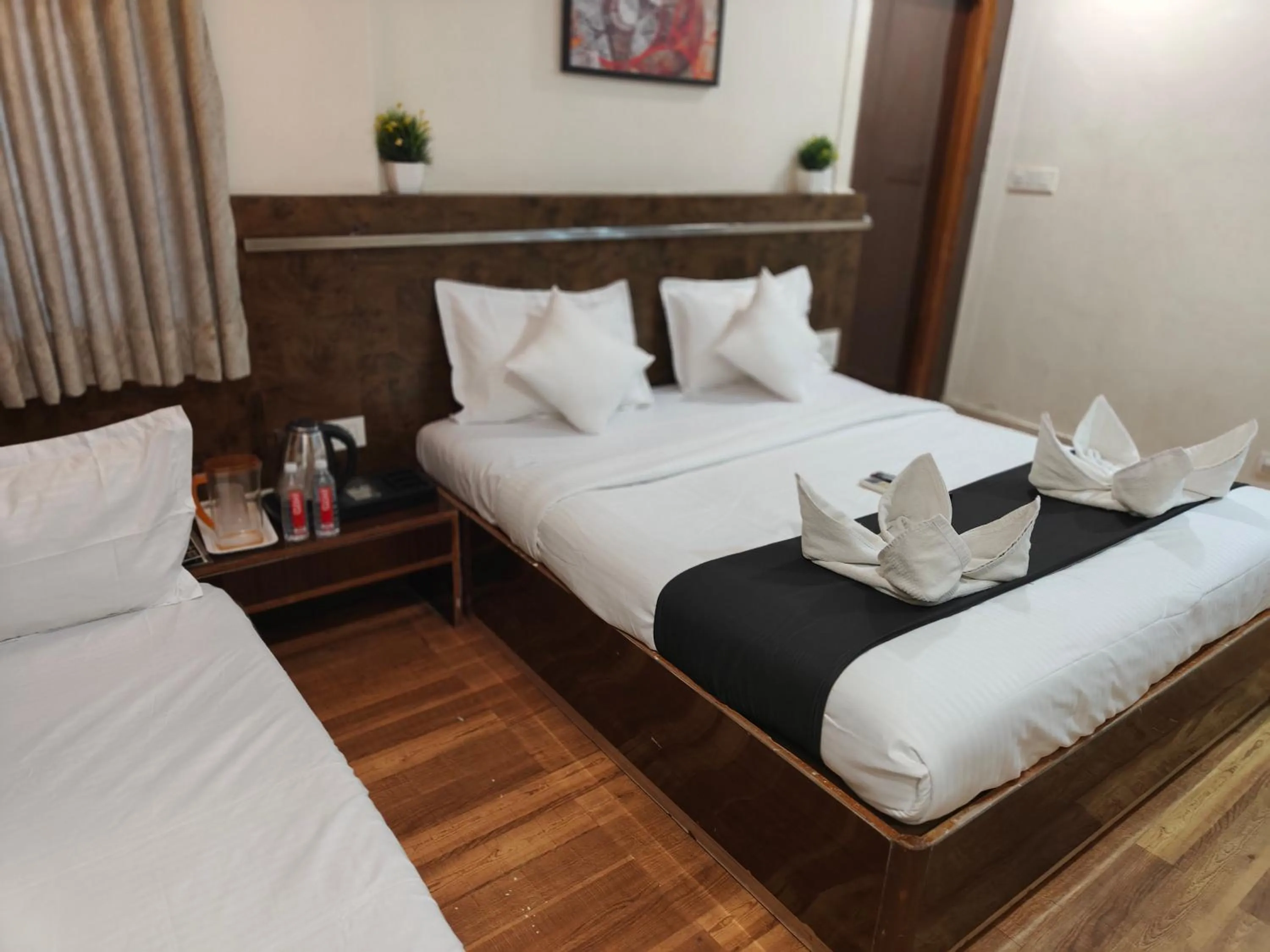 Bedroom, Bed in Hotel Shirdi Park Inn 80 Meters From Sai Samadhi Temple