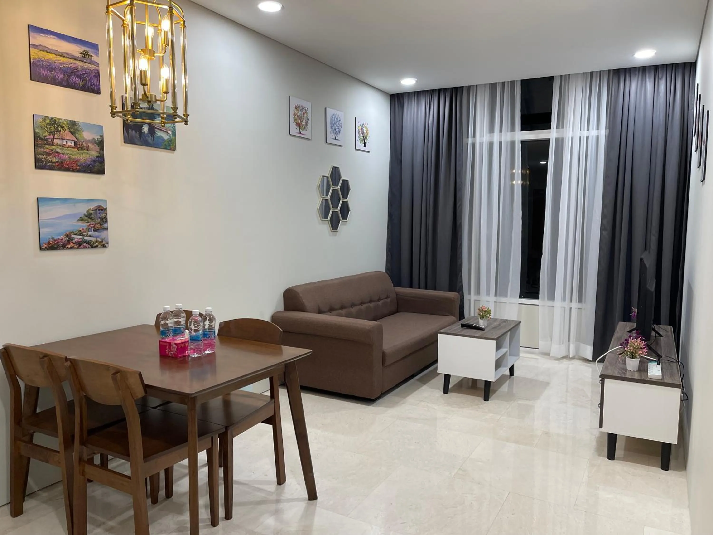 Seating area in Sky Suites KL City Center