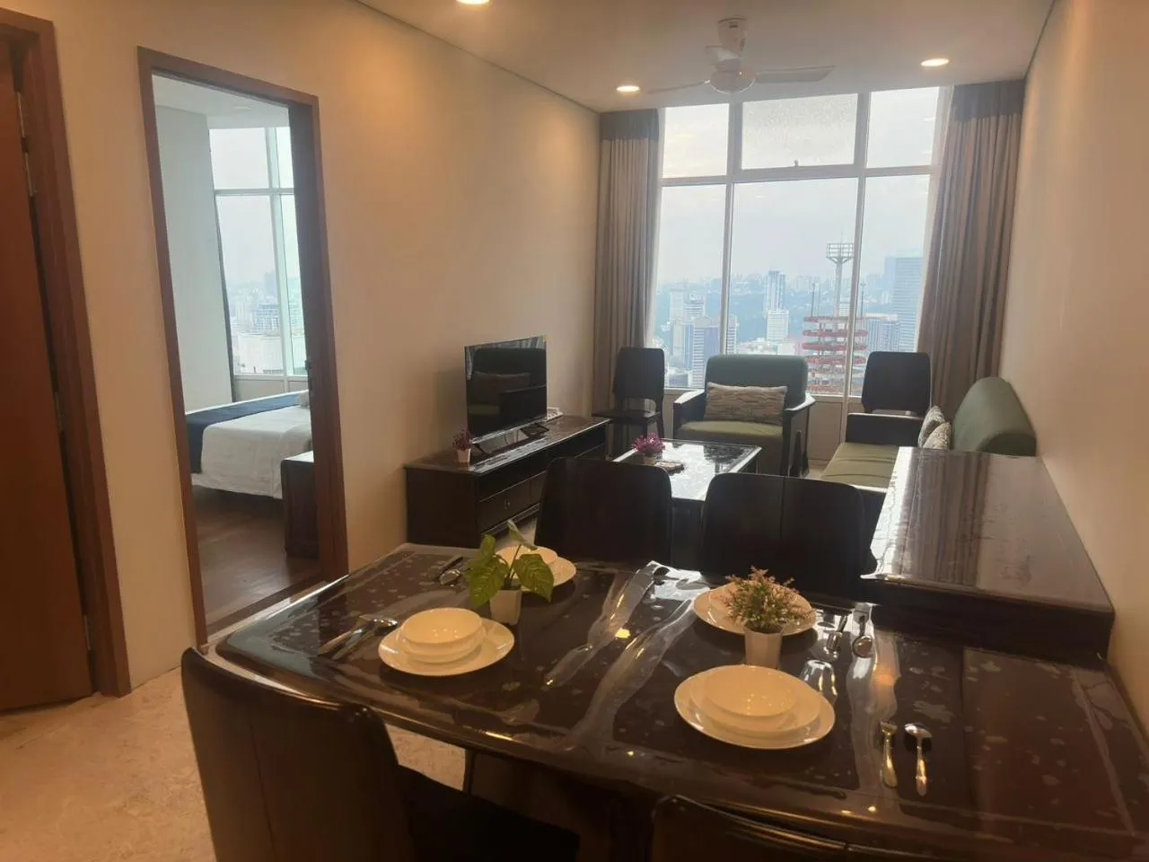 TV and multimedia in Sky Suites KL City Center