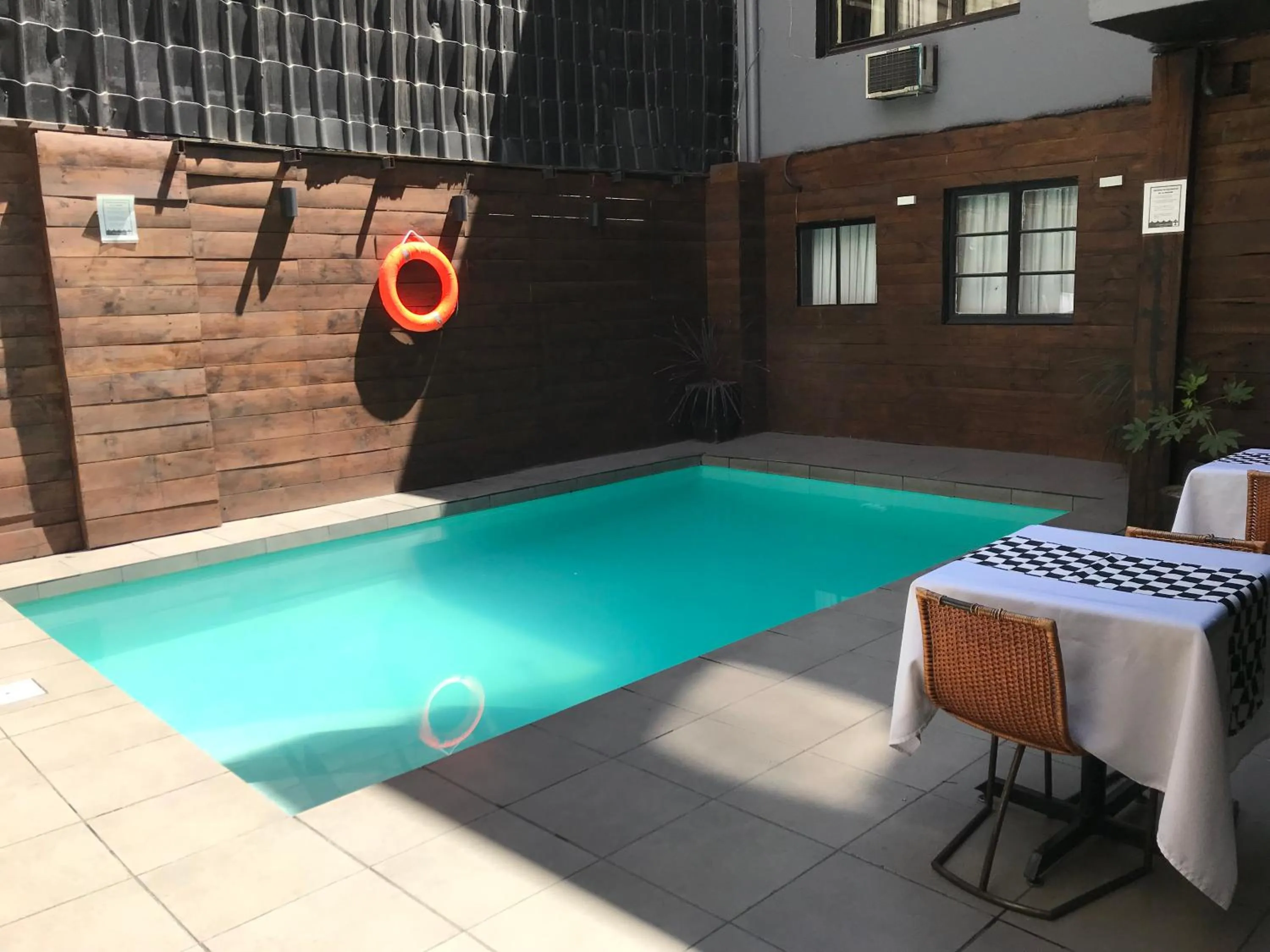 Pool view in Tremo Bellas Artes