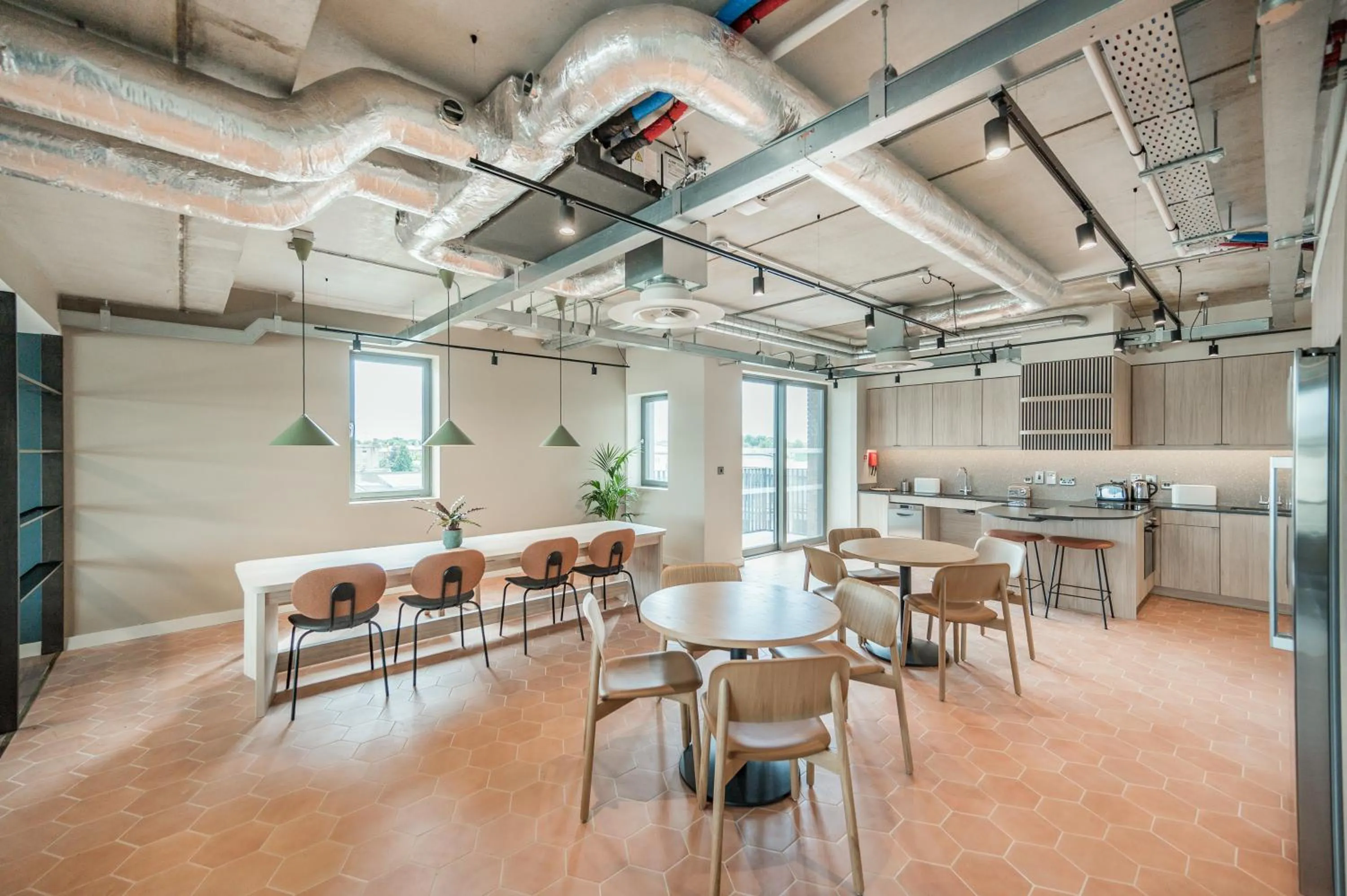 Communal kitchen in Niche Living Rathmines