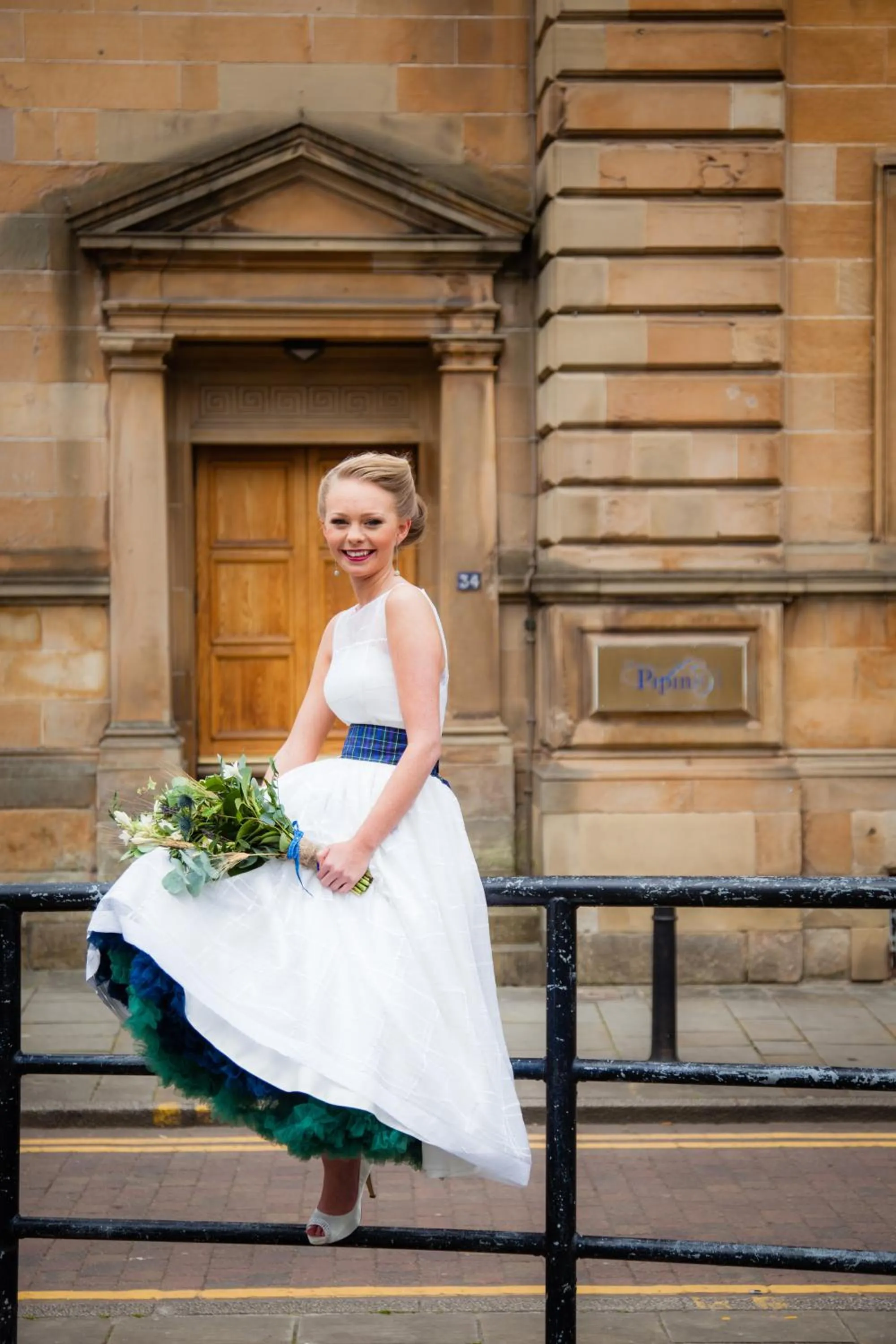 Facade/entrance in The Pipers' Tryst Hotel