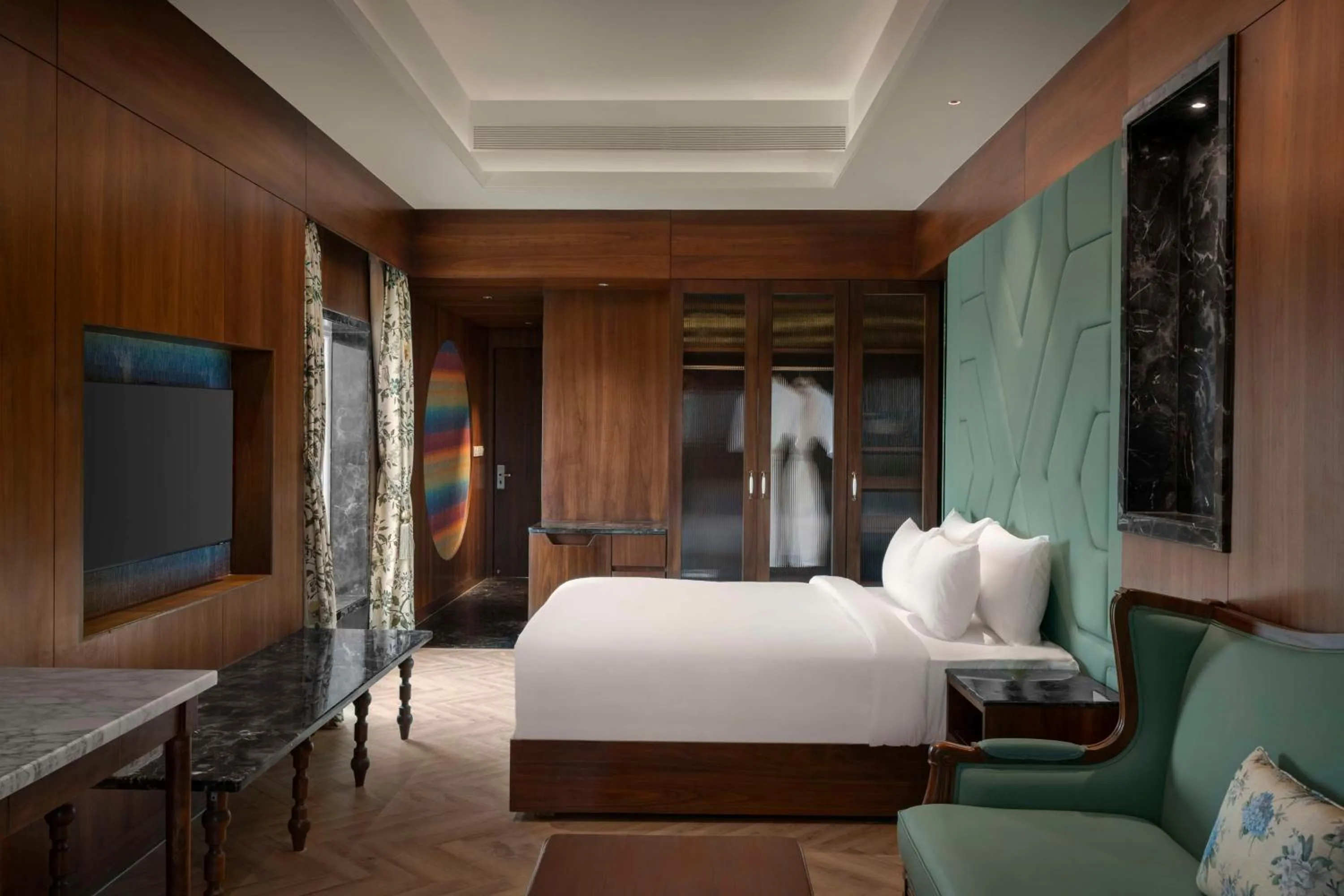 Bed in Jasraj Palace Yavatmal Hotel, a member of Radisson Individuals