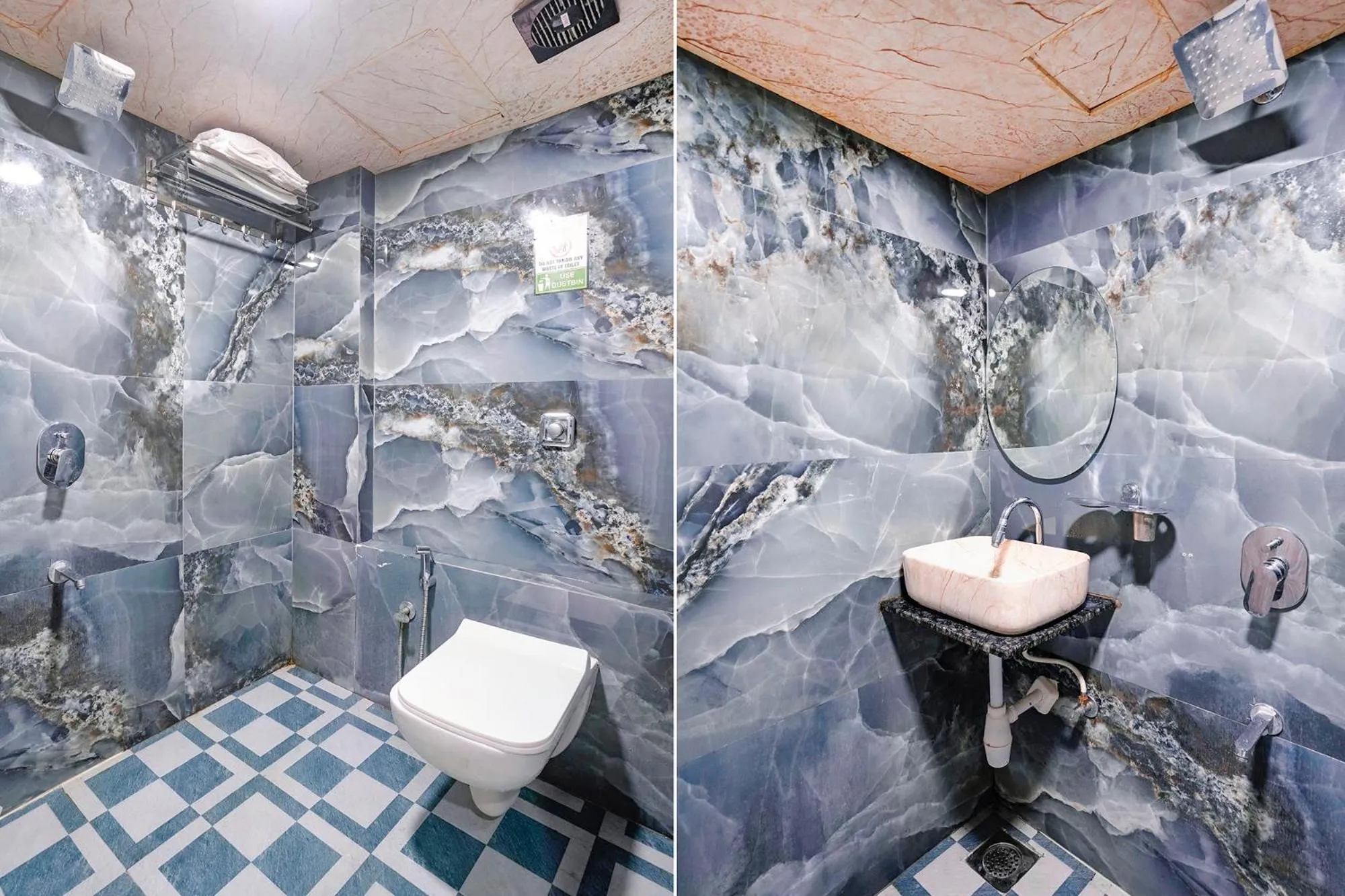 Bathroom in FabHotel Good Luck Residency