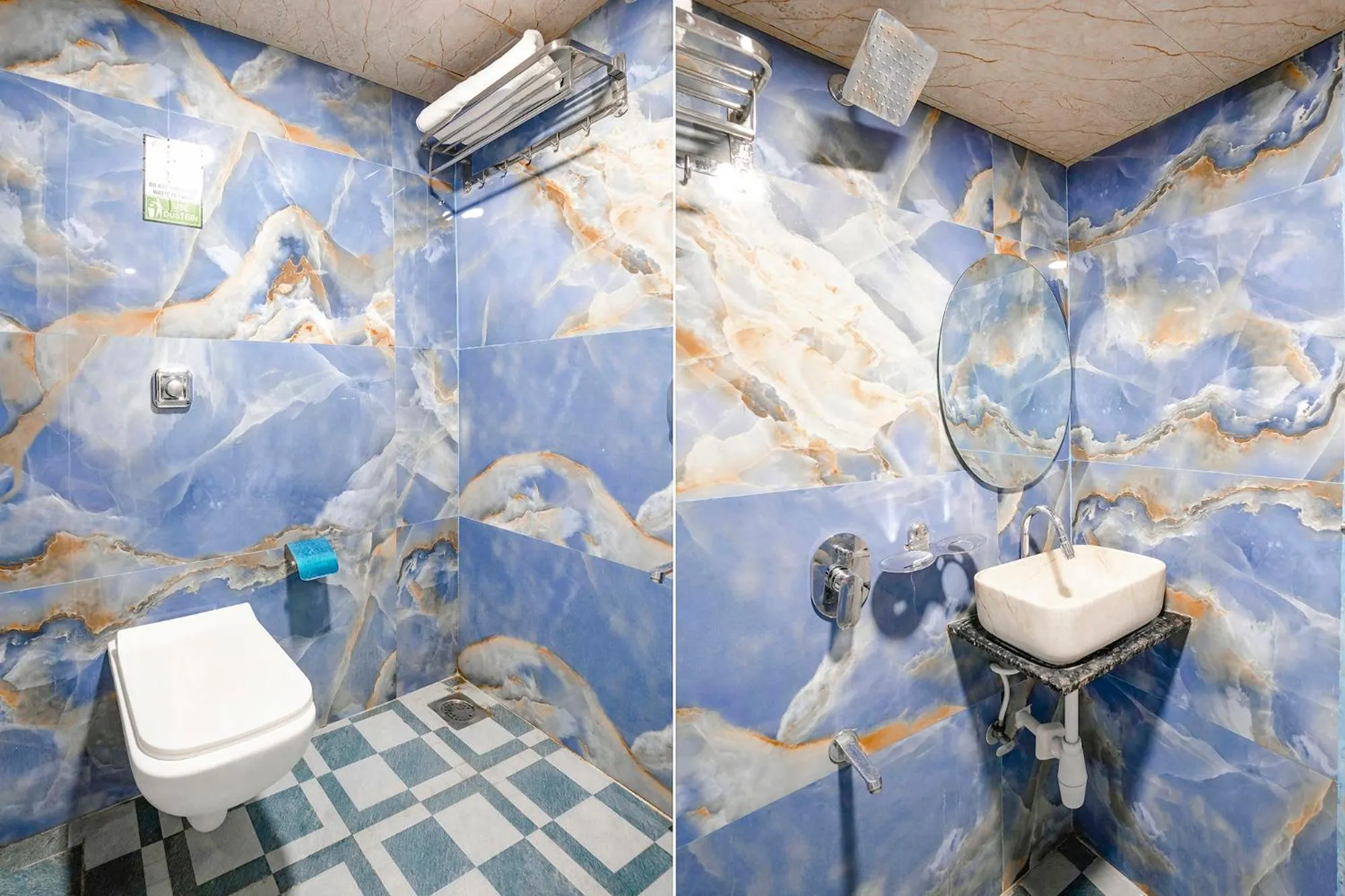 Bathroom in FabHotel Good Luck Residency