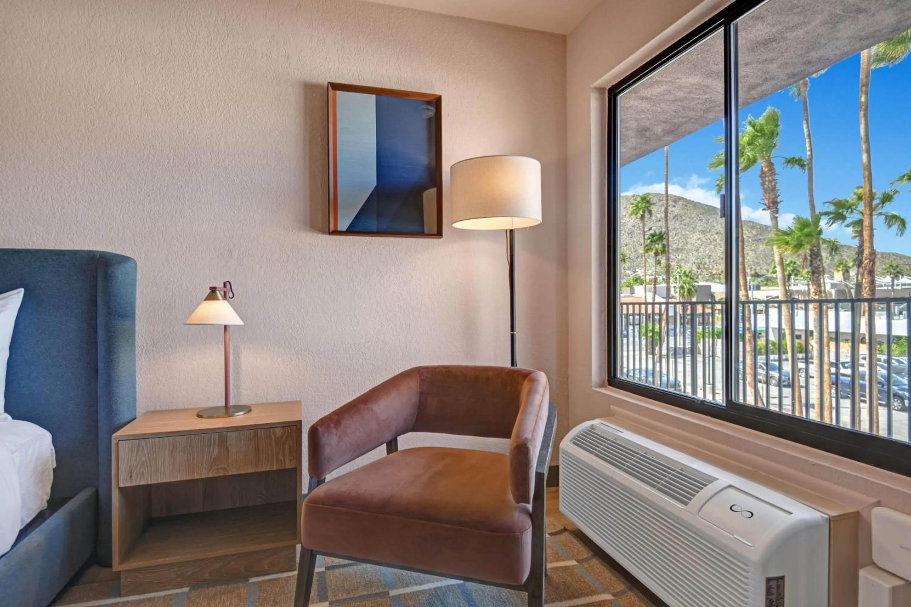 Seating area in The Dunes Hotel (Palm Springs)