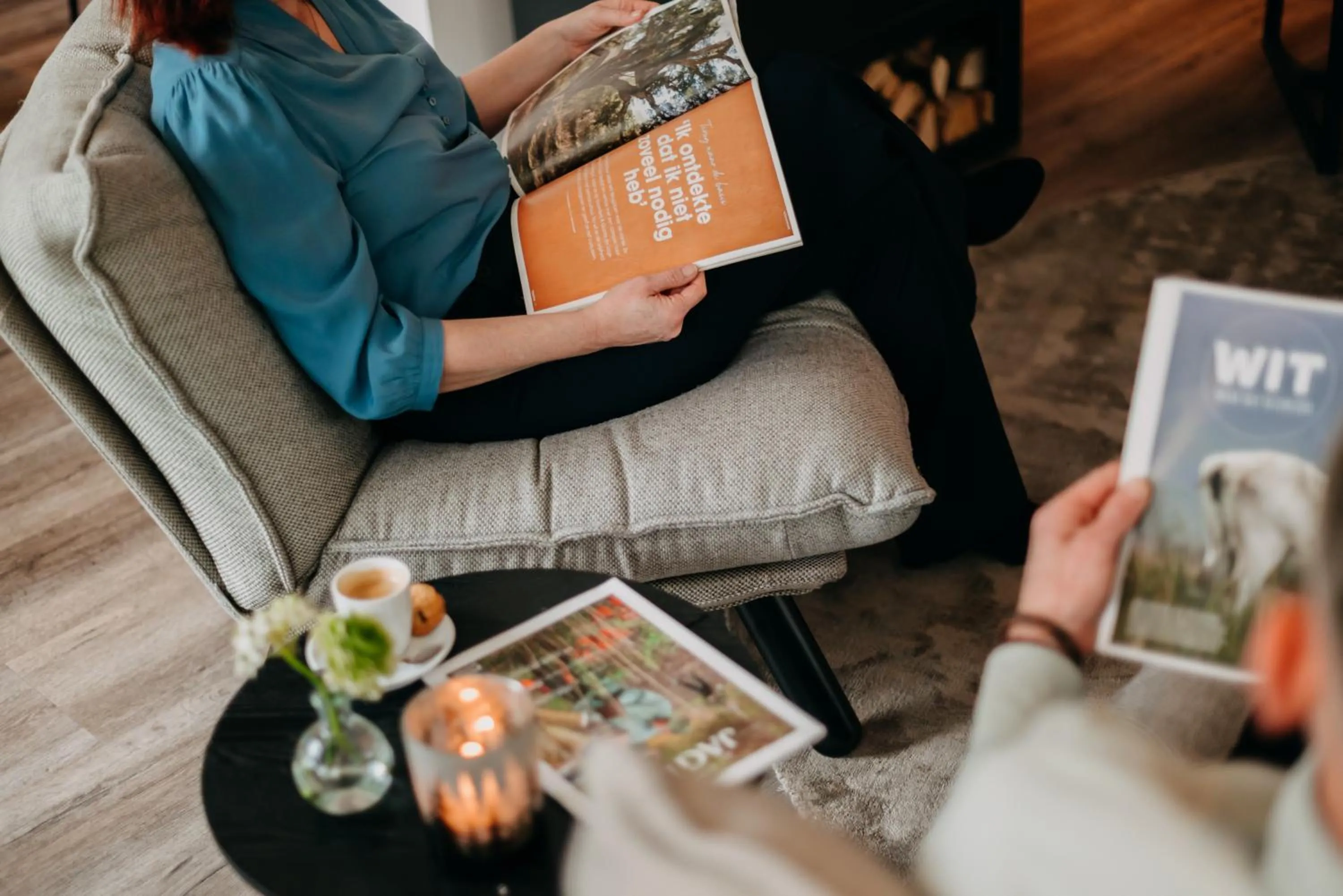 Lobby or reception in Witte Berken Natuurhotel
