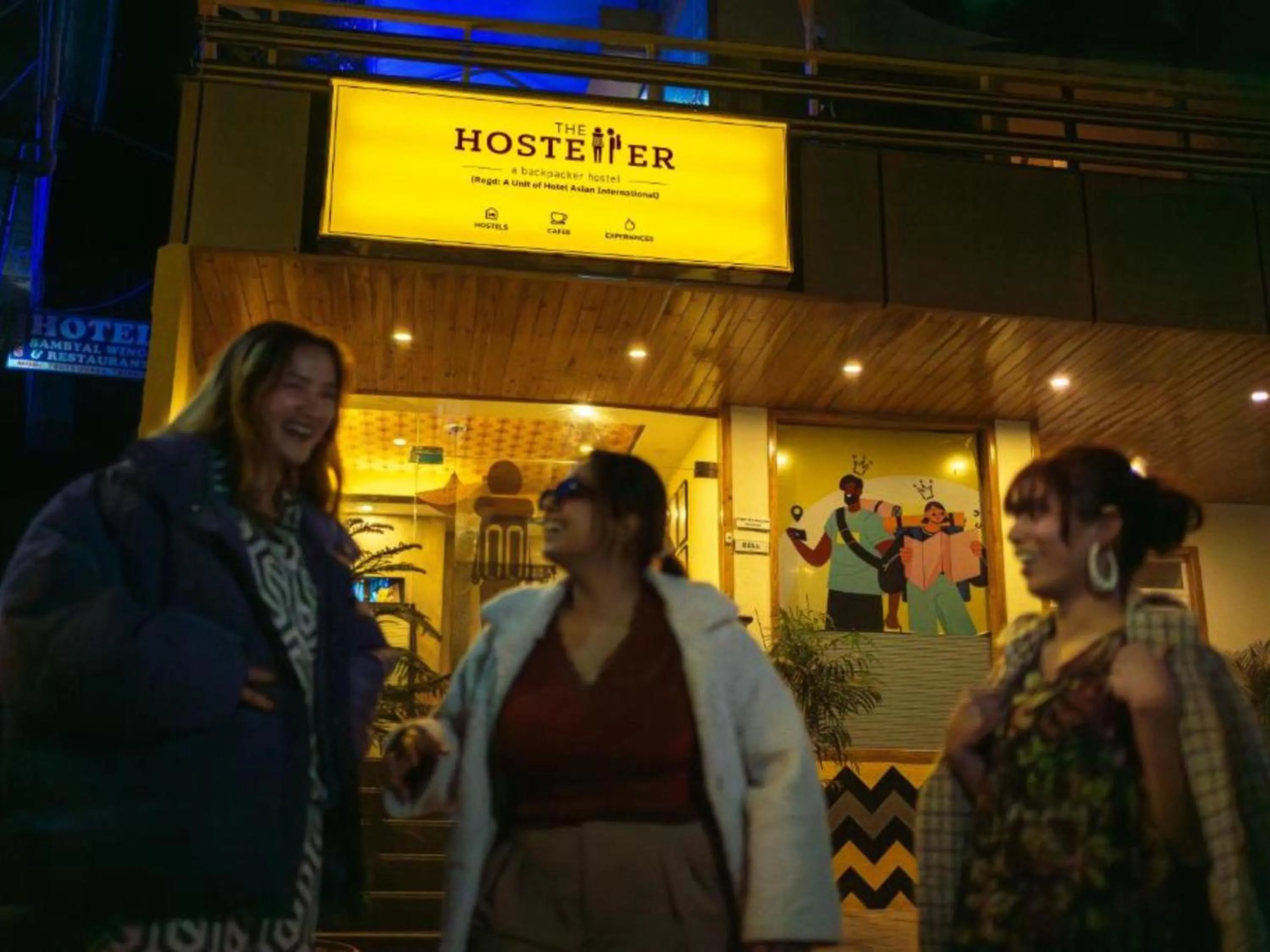 Night in The Hosteller Mcleodganj, Bhagsu Waterfall