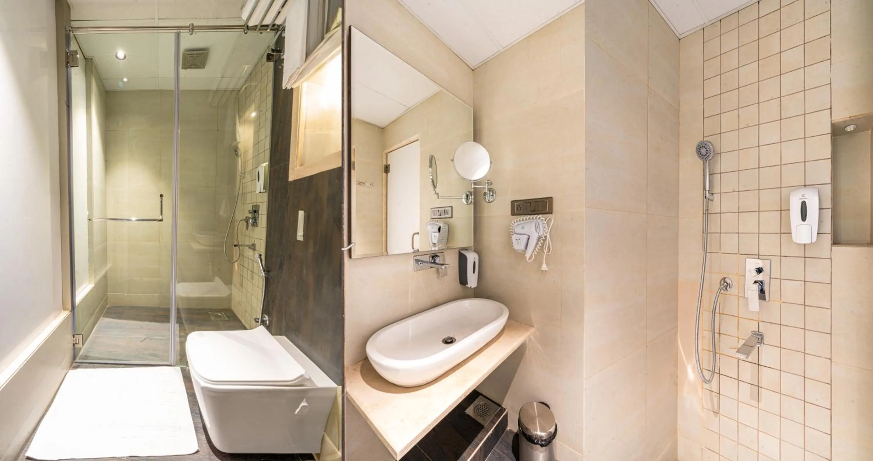 Bathroom in Treebo Premium Heritage Grand -Majiwada Thane
