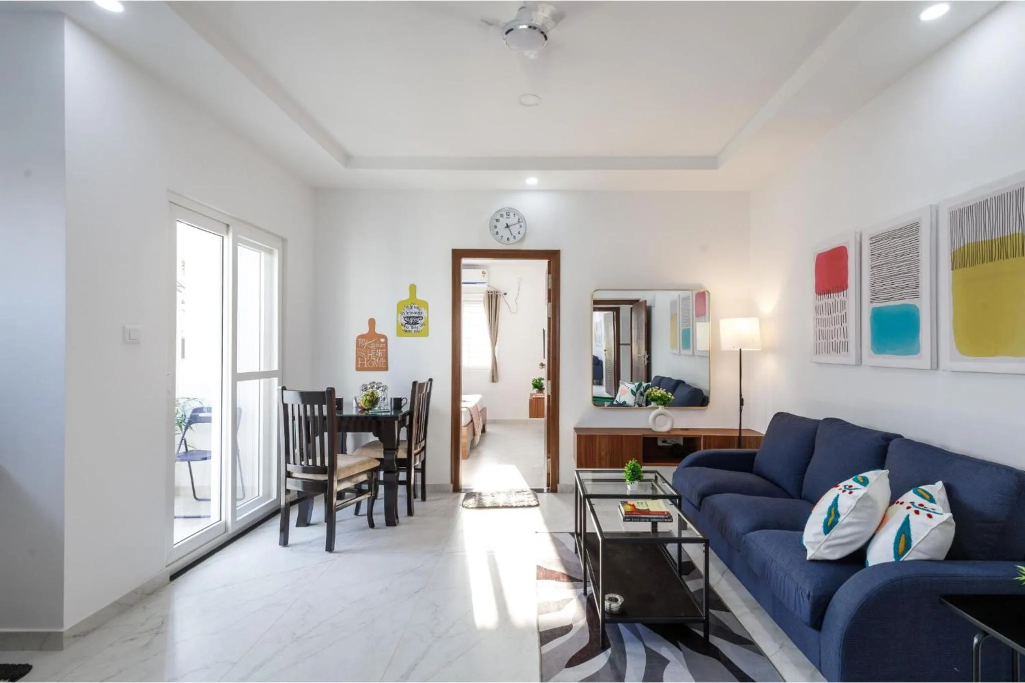 Living room in Olive Serviced Apartments BTM Layout