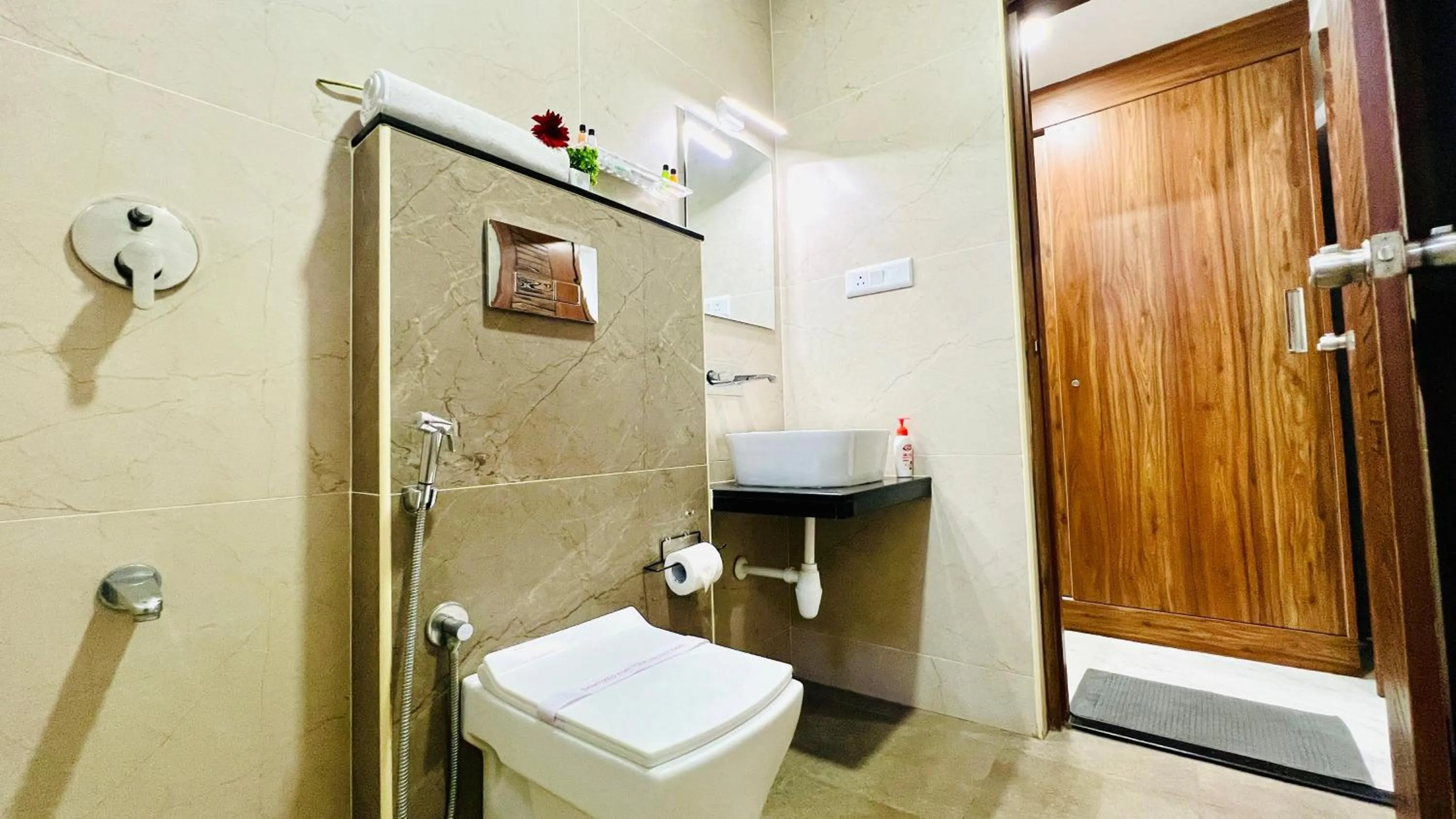 Shower in Olive Serviced Apartments BTM Layout