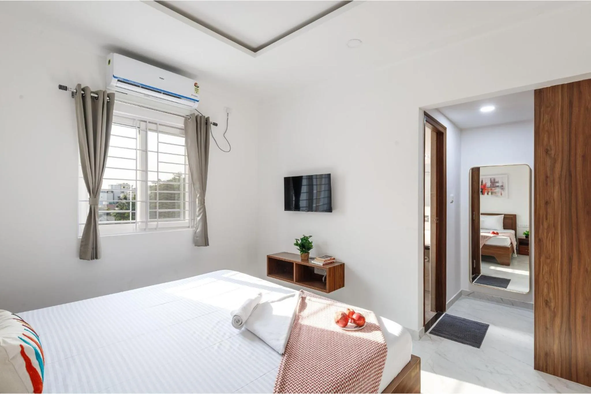 Bedroom, Bed in Olive Serviced Apartments BTM Layout