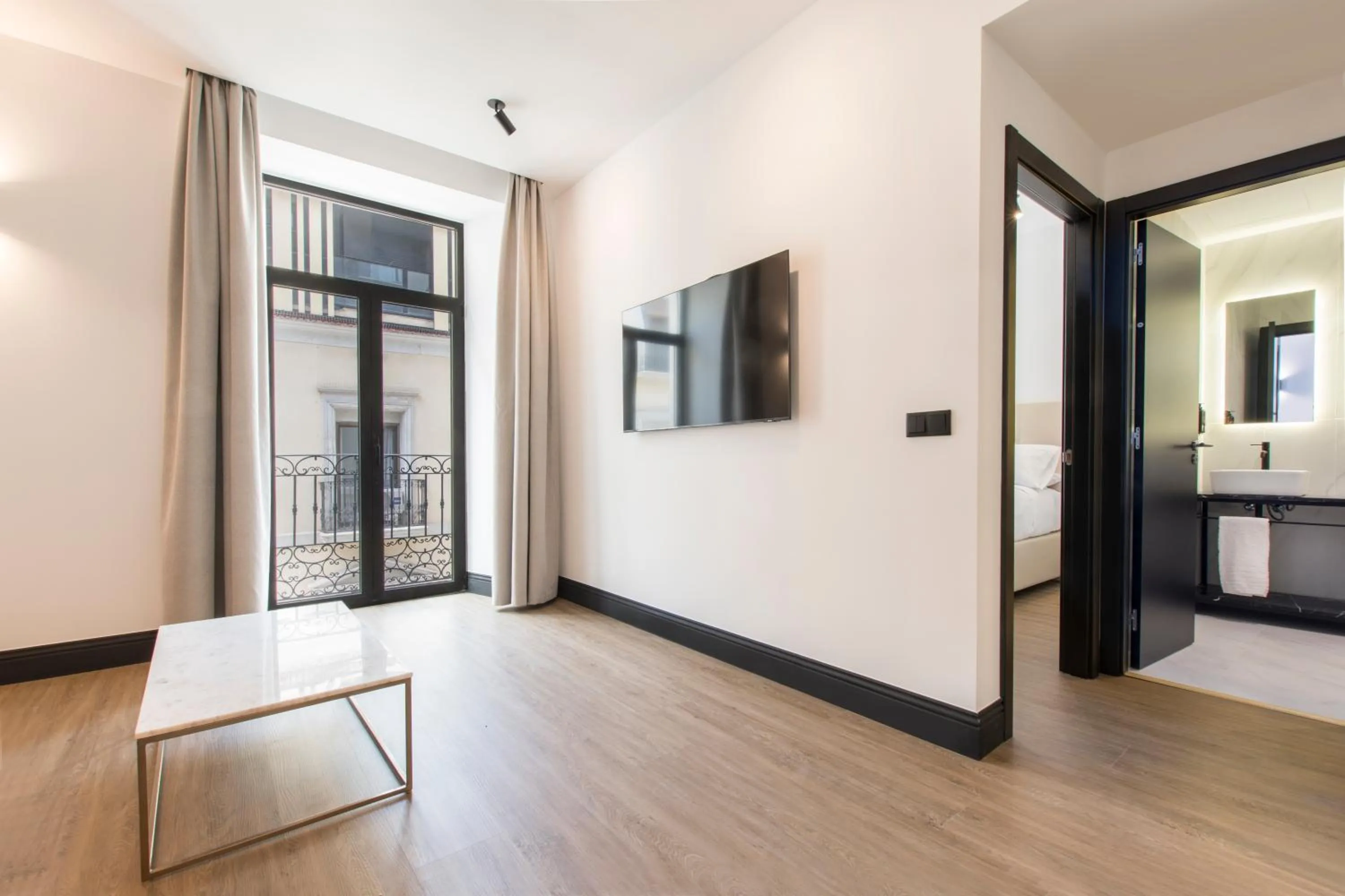 Living room, Bed in RS Boutique Apartments