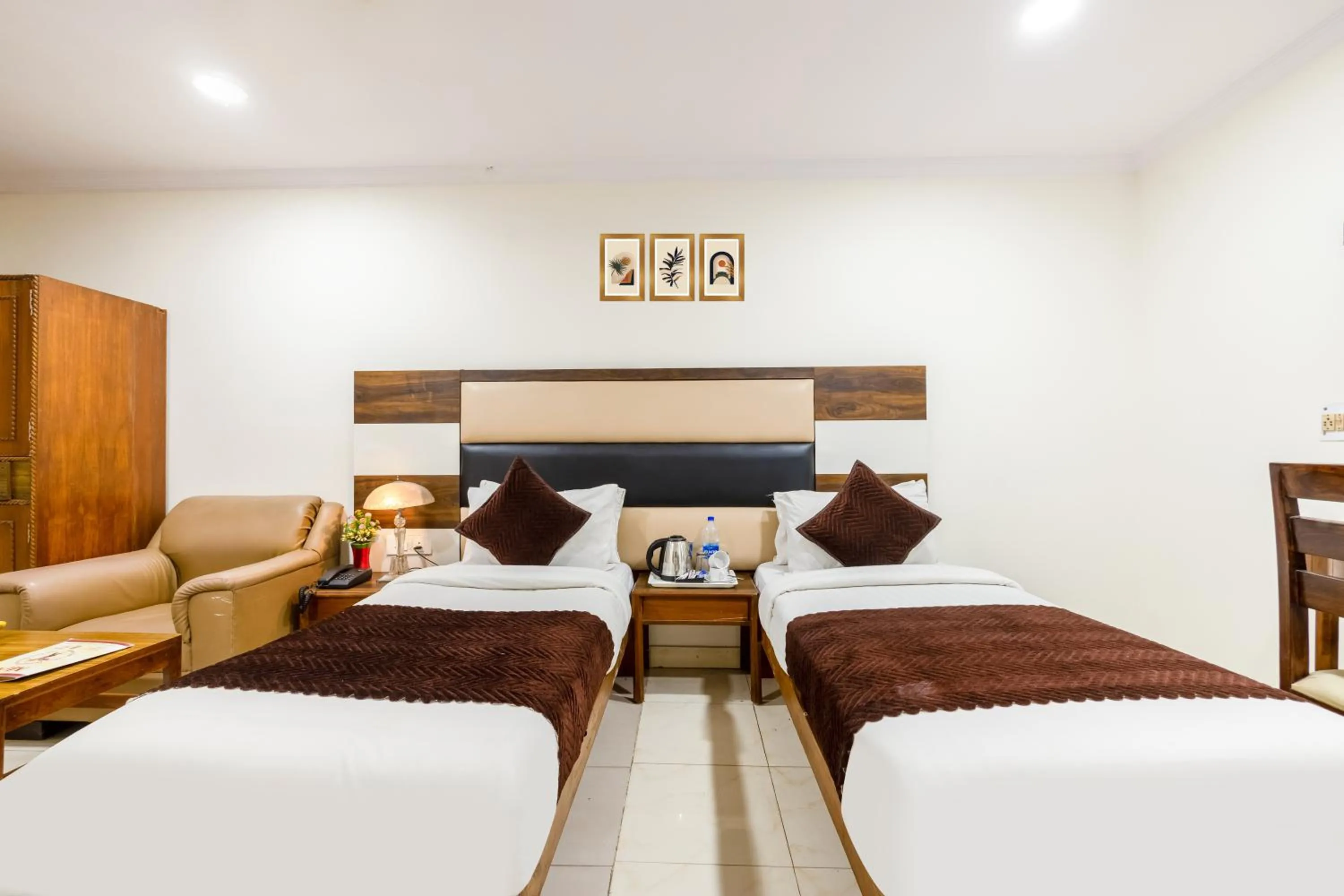 Bed in Hotel South Indian