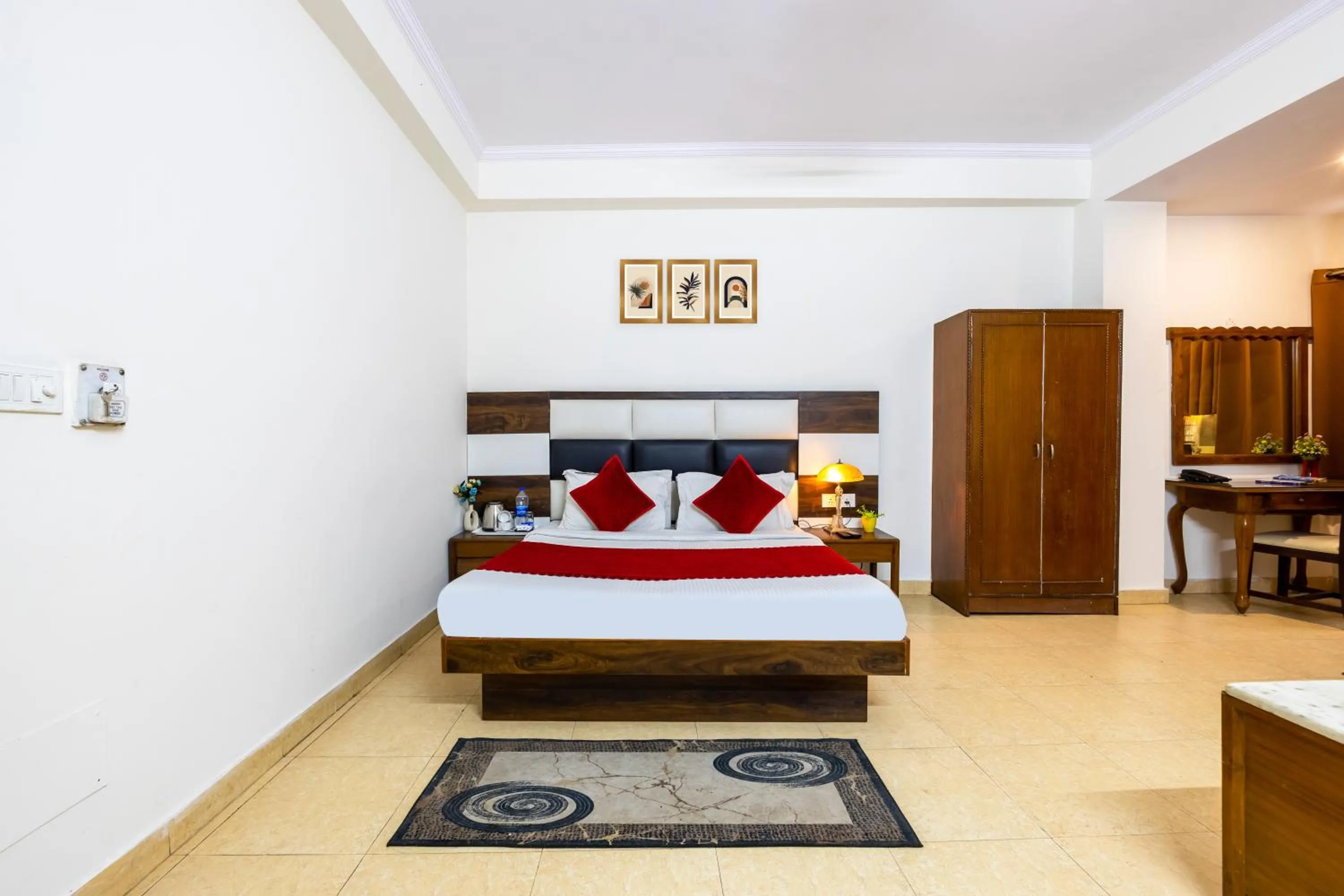 Bed in Hotel South Indian