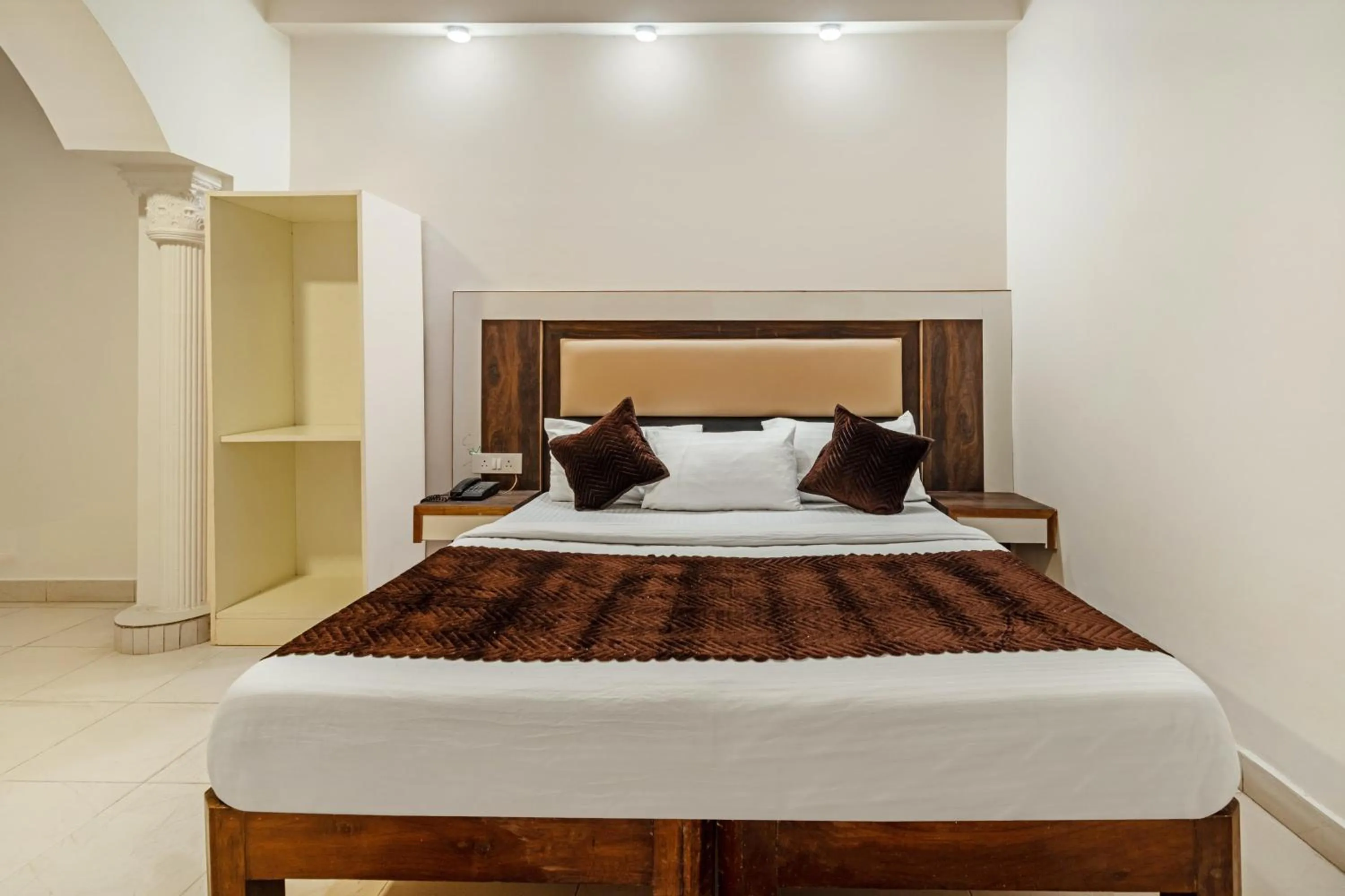 Bedroom, Bed in Hotel South Indian