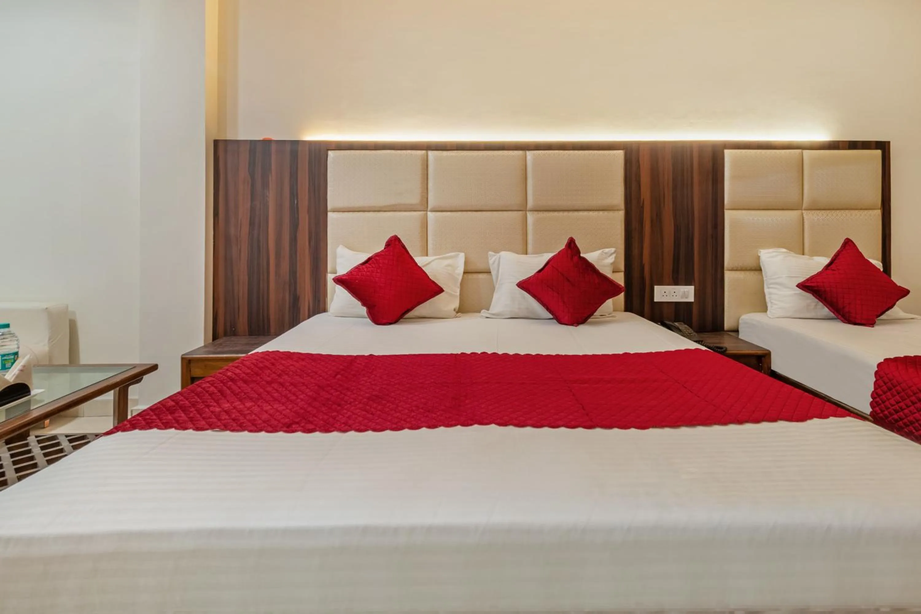 Bedroom, Bed in Hotel South Indian