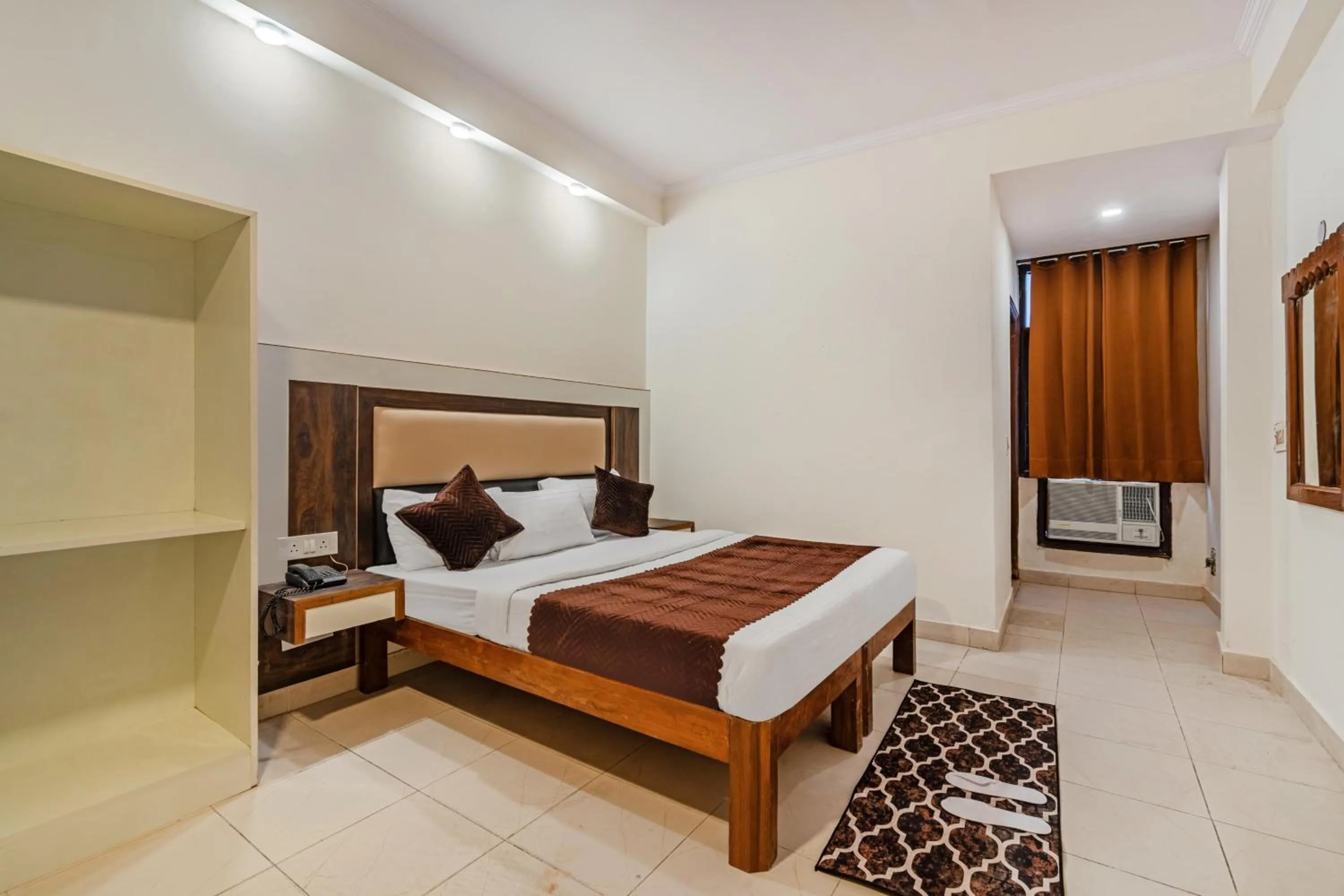 Bedroom, Bed in Hotel South Indian