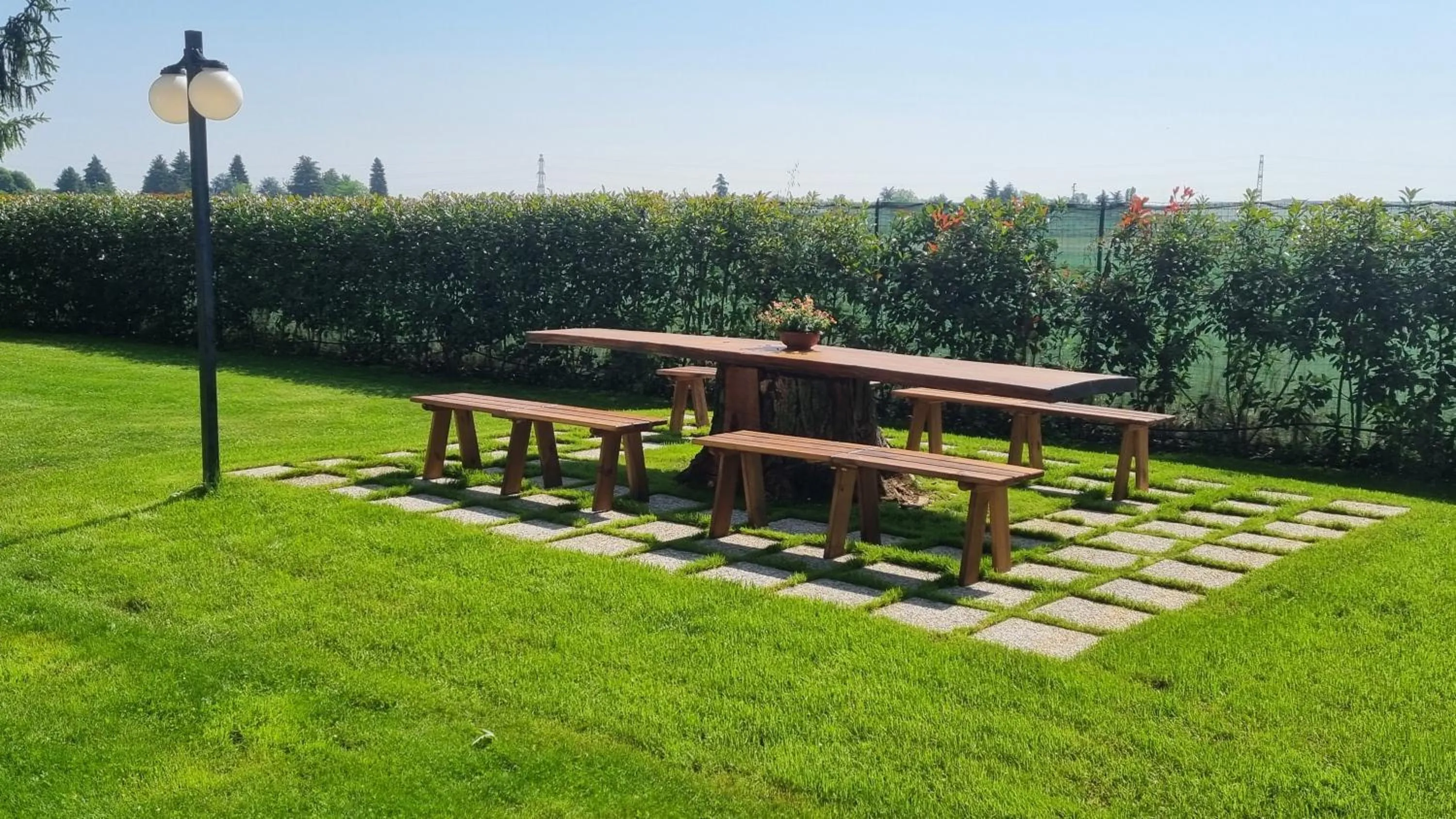 Garden view in HOTEL AI TIGLI