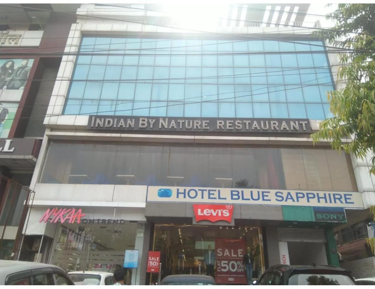 Property building in Hotel Blue Sapphire, Agra