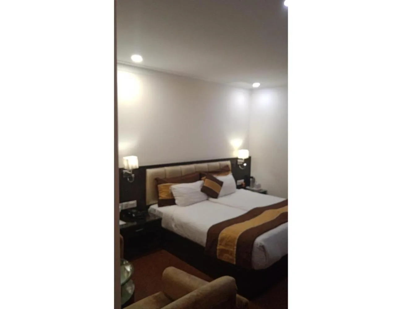 Bed in Hotel Blue Sapphire, Agra