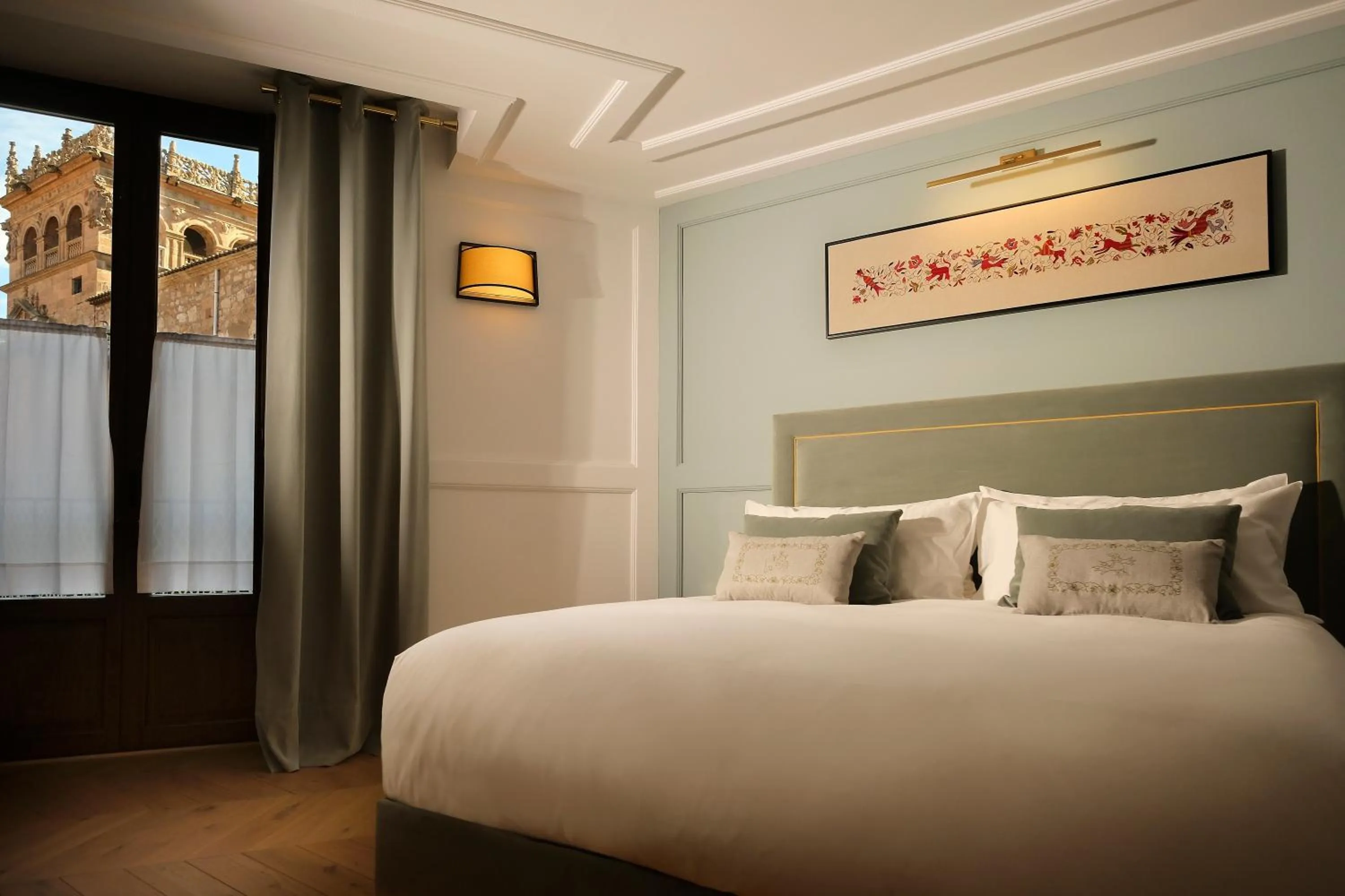 Bed in Eunice Hotel Gastronómico