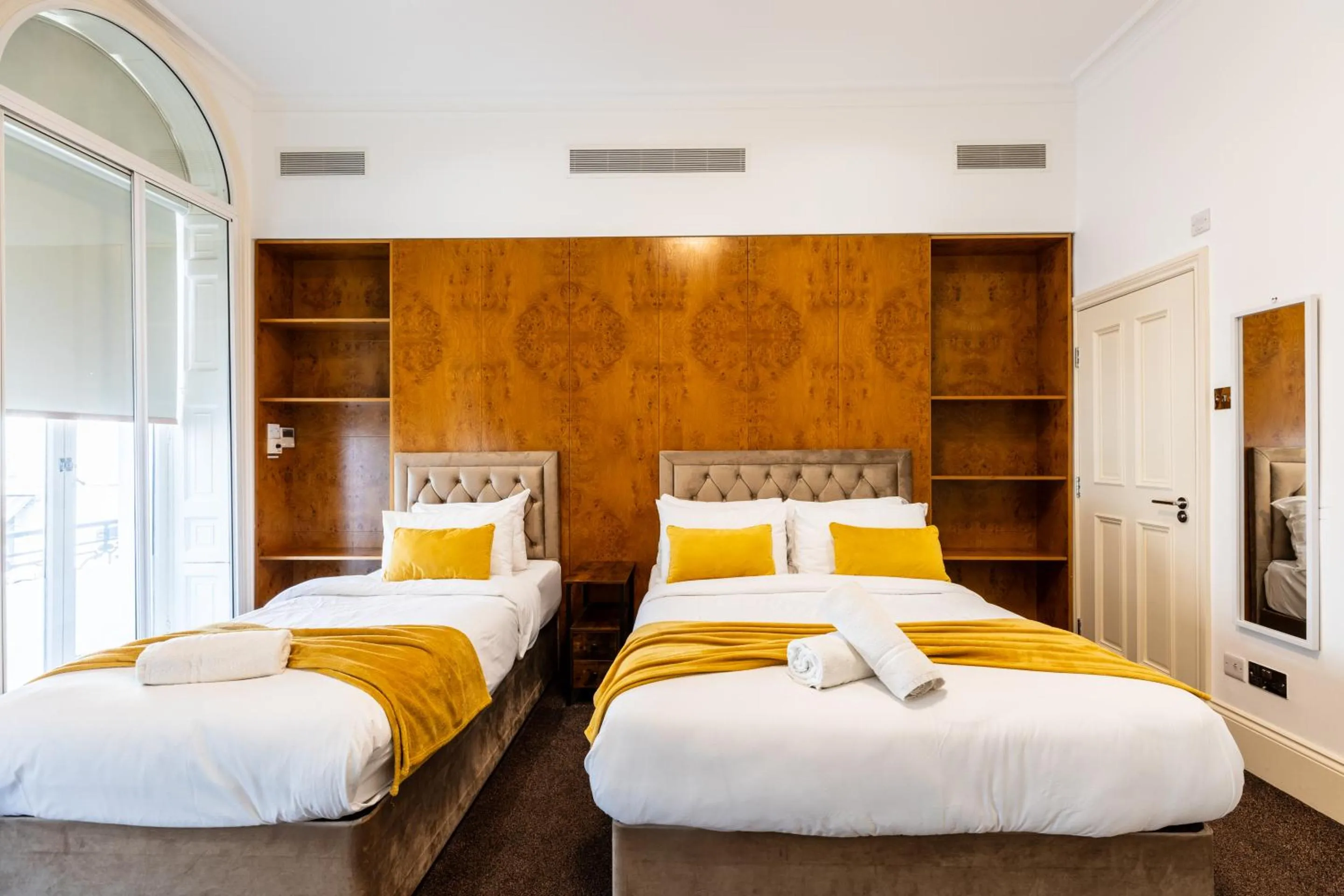 Bedroom, Bed in Mayfair Residences