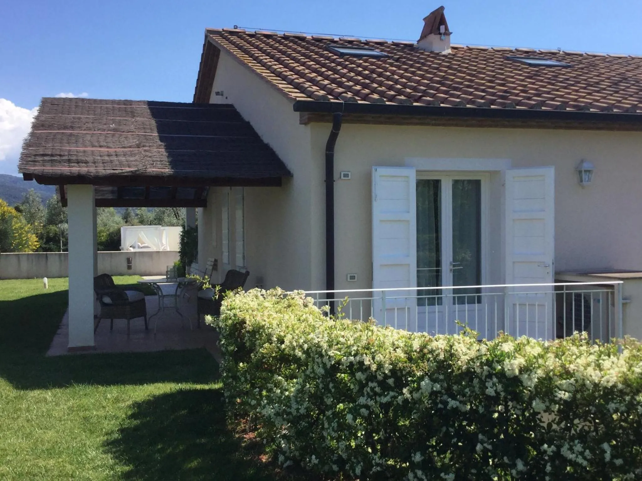 Garden view in Relais Le Fornacelle