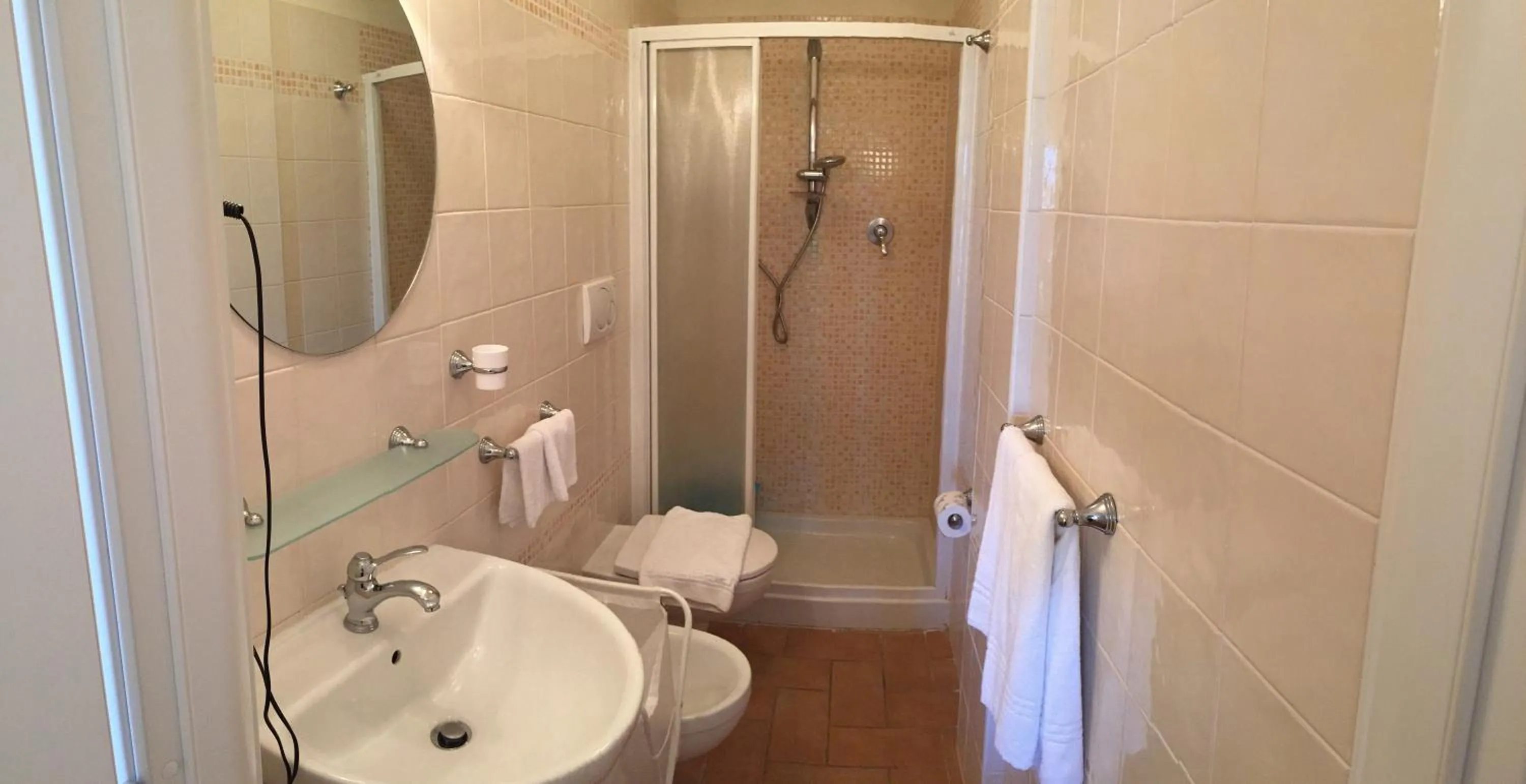 Shower in Relais Le Fornacelle