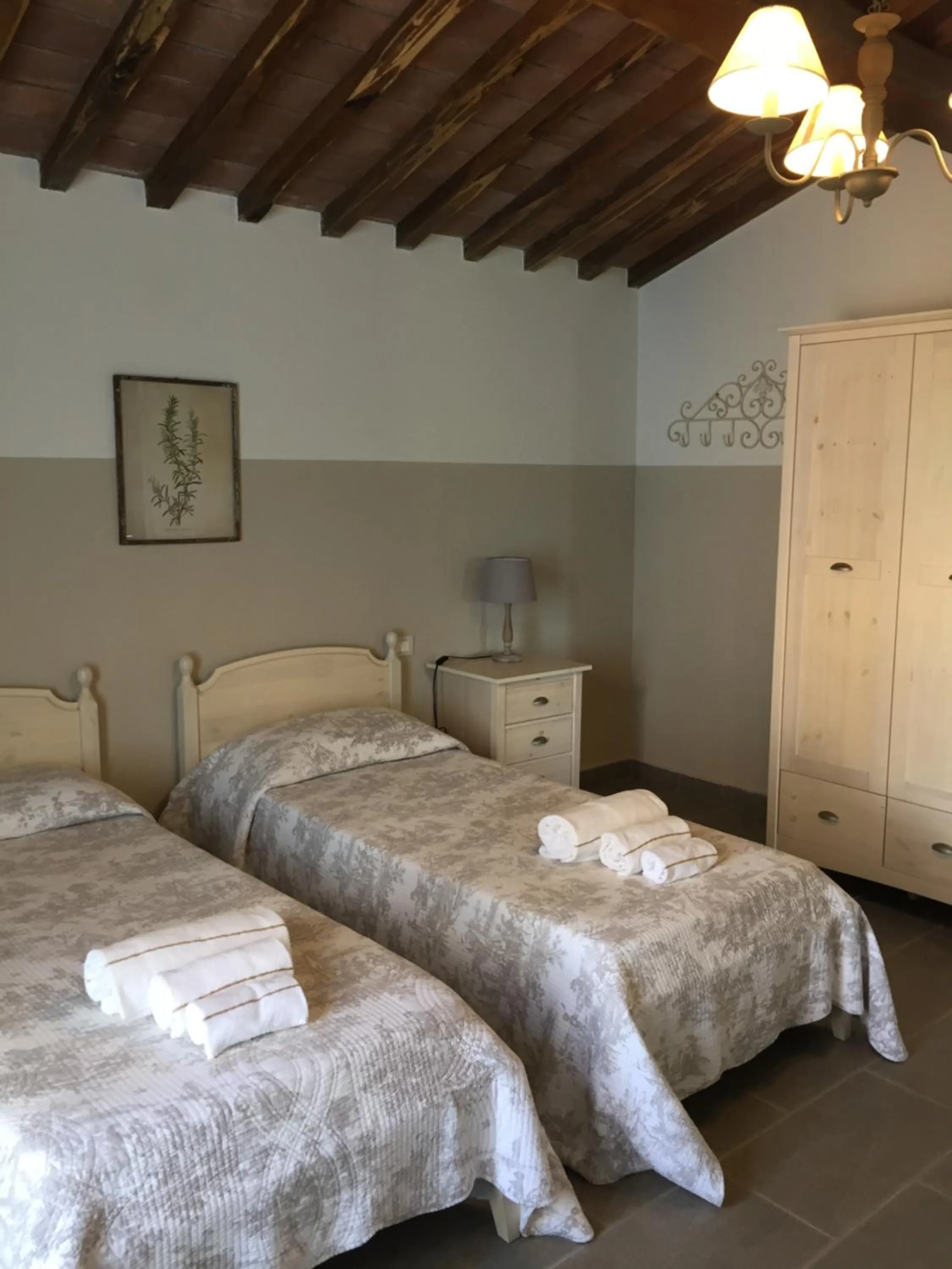 Bed in Relais Le Fornacelle