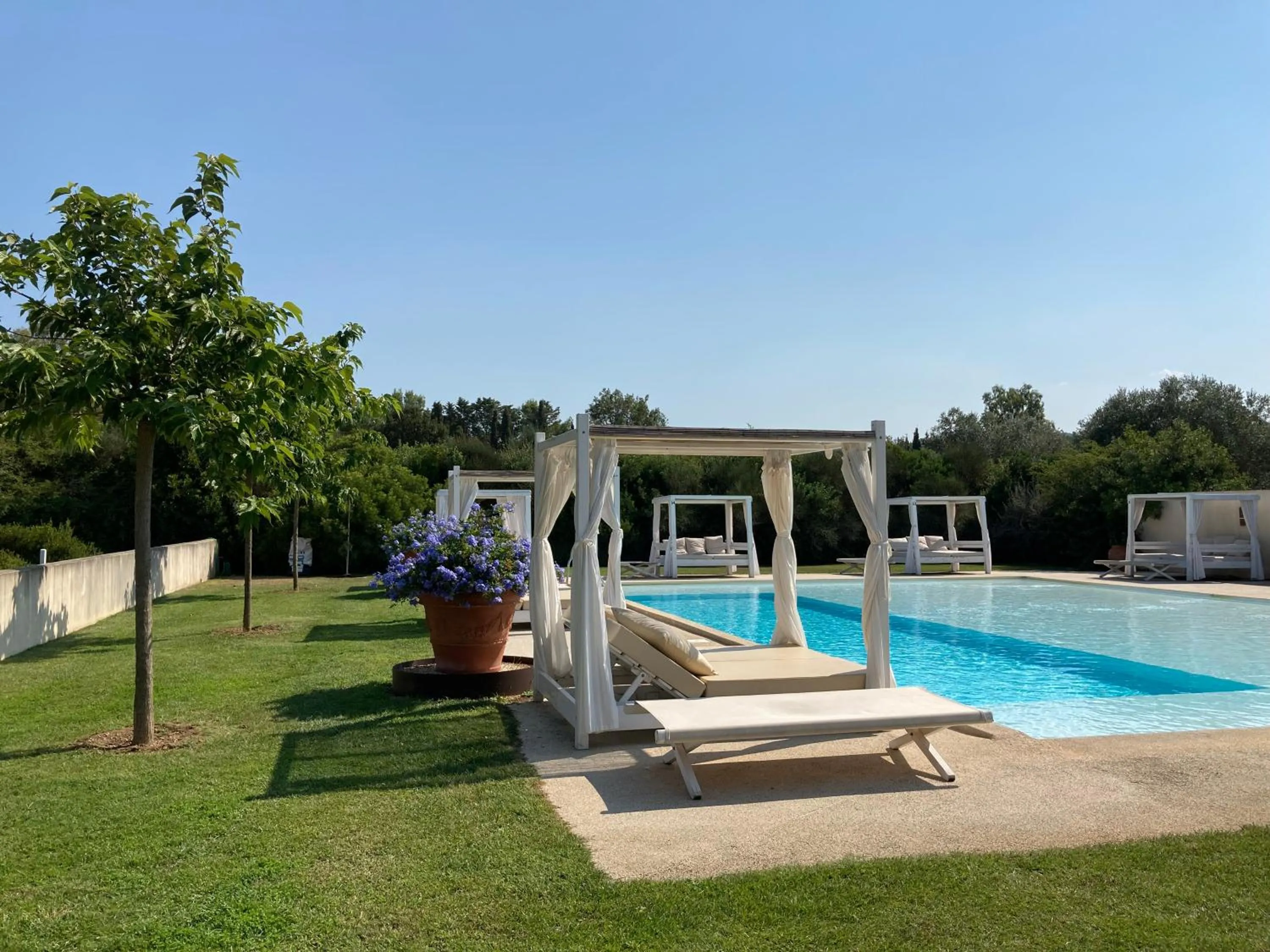 Swimming pool in Relais Le Fornacelle