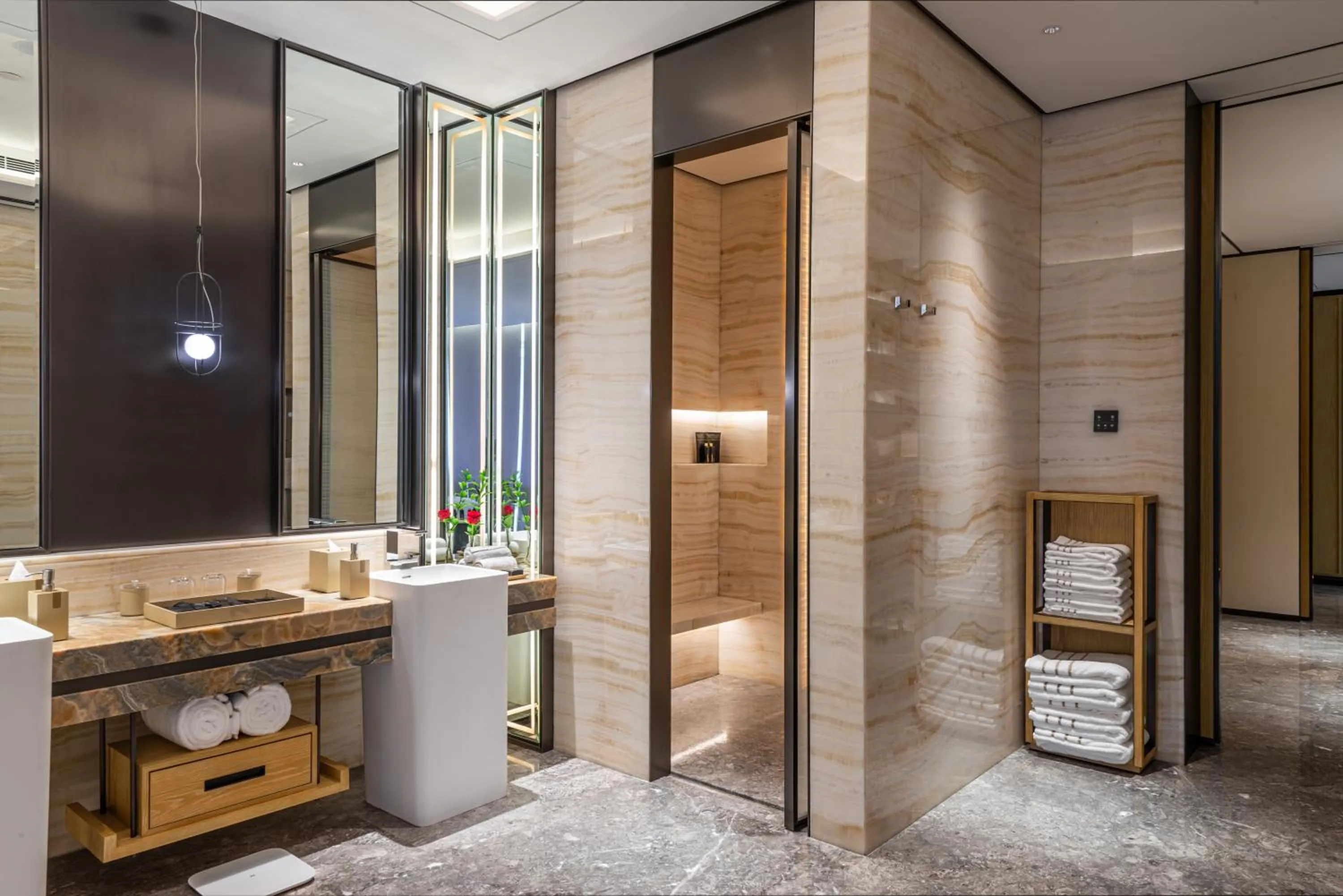 Bathroom in Narcissus The Royal Hotel