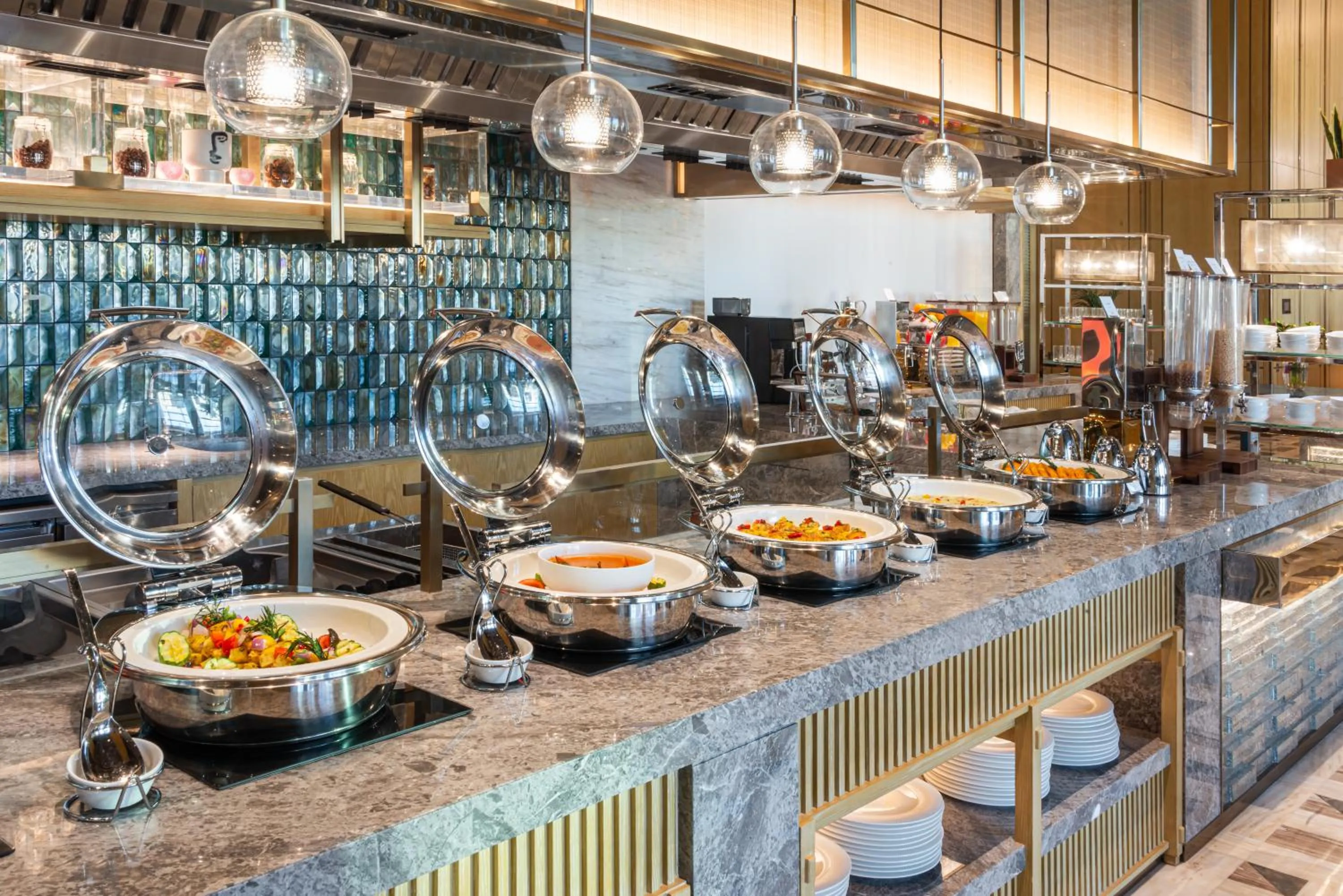 Buffet breakfast in Narcissus The Royal Hotel