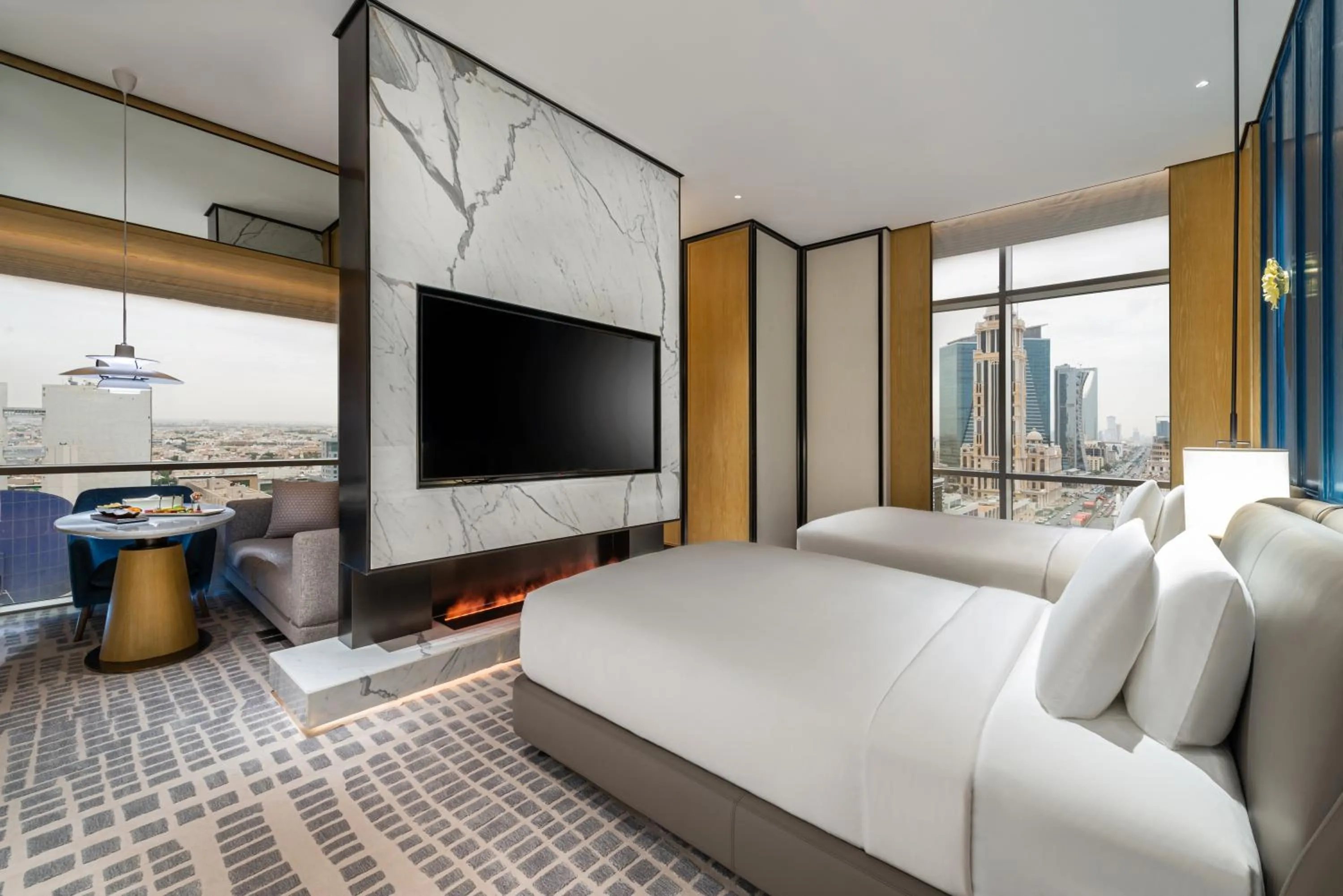 Bedroom, Bed in Narcissus The Royal Hotel