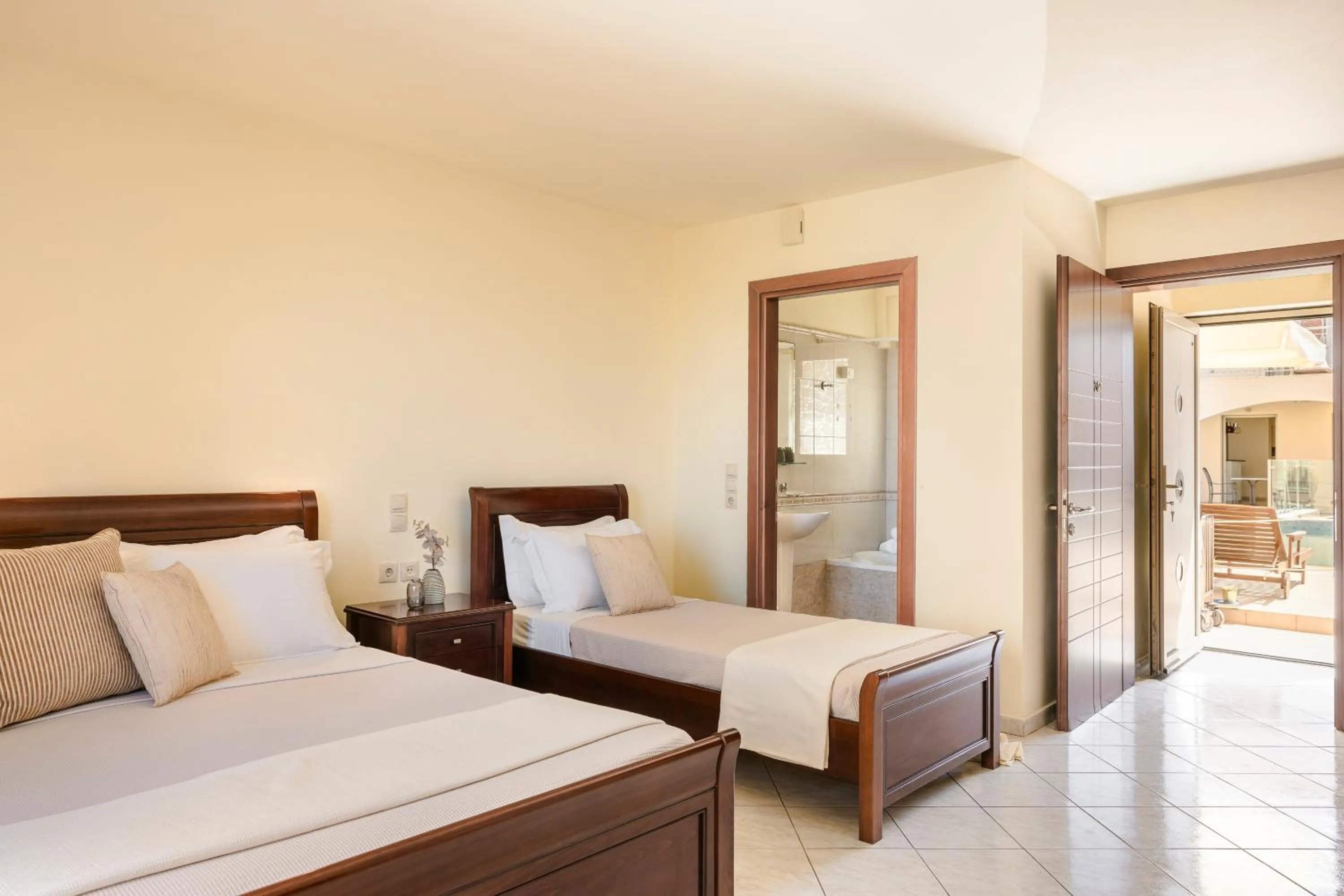 Bed in Belle View Hotel - Sea View & Sunset