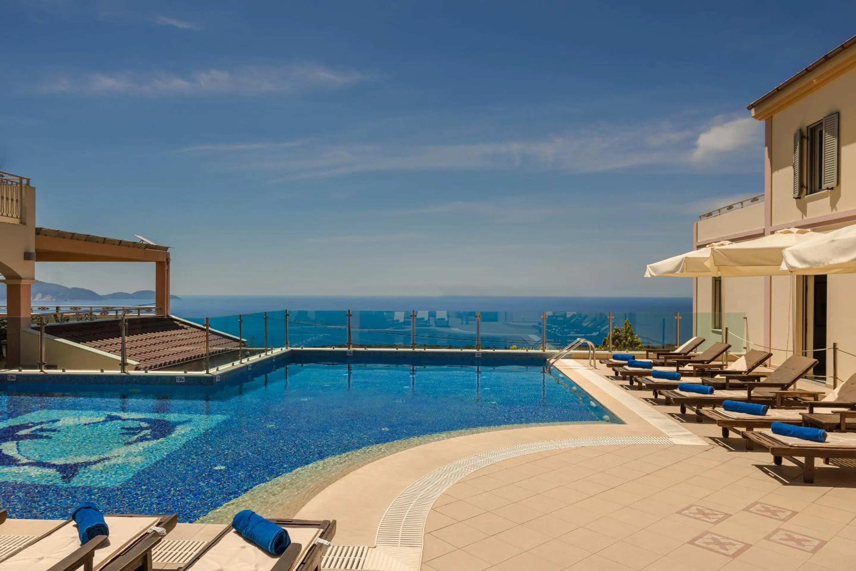 Patio in Belle View Hotel - Sea View & Sunset