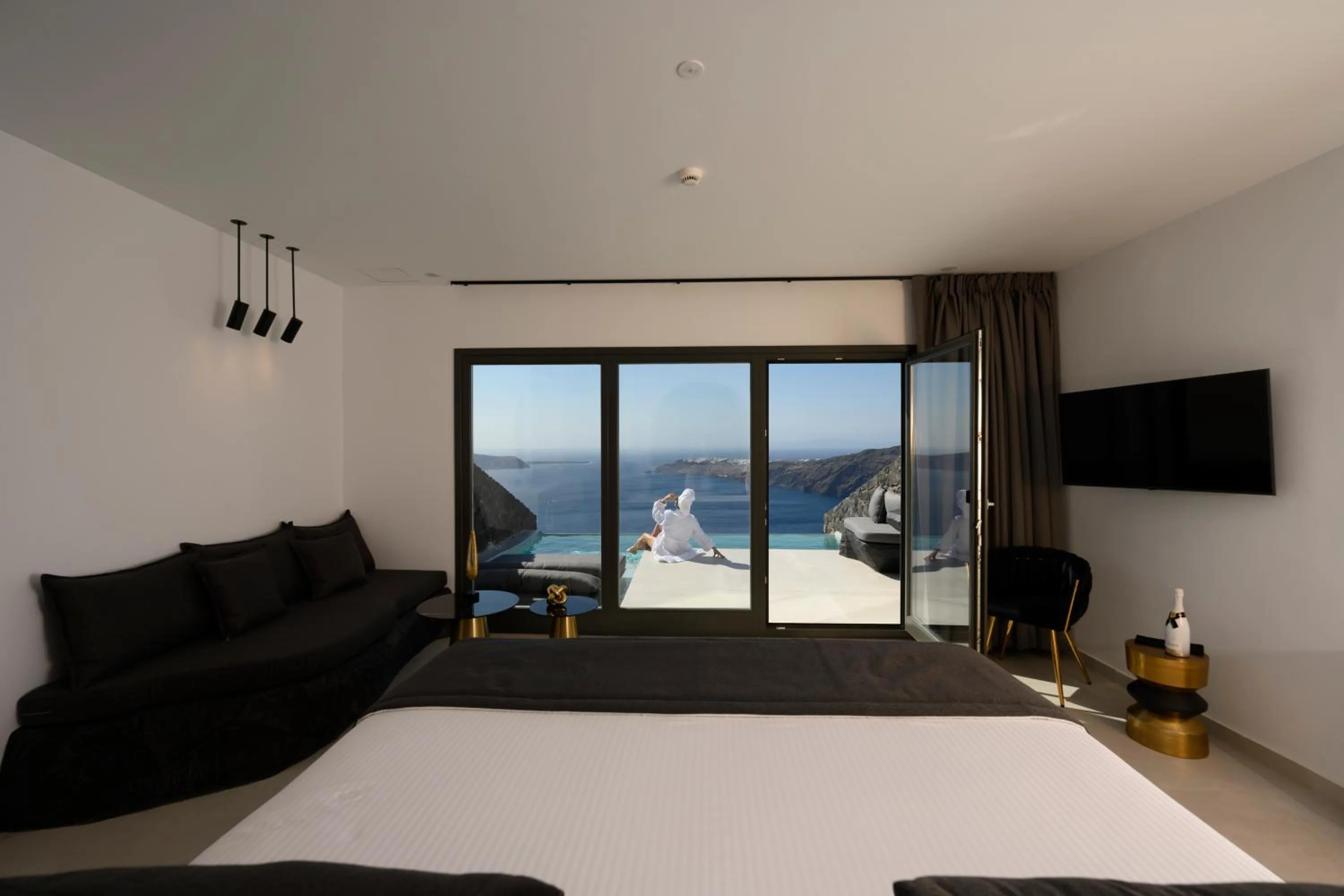 Sea view, Bed in Arany Terra