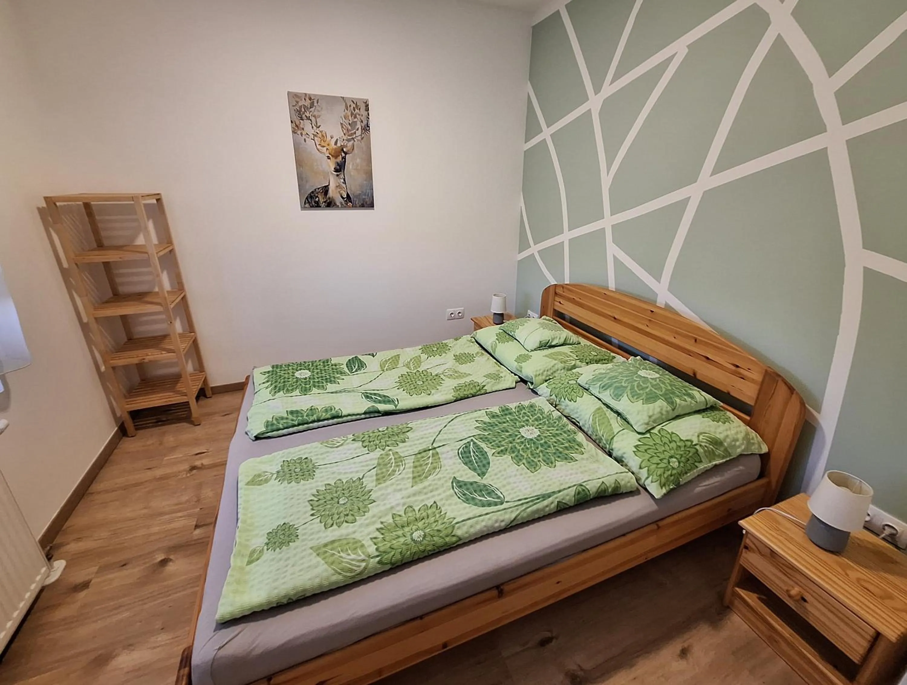 Bed in Lila Akác Vendégház Esztergom