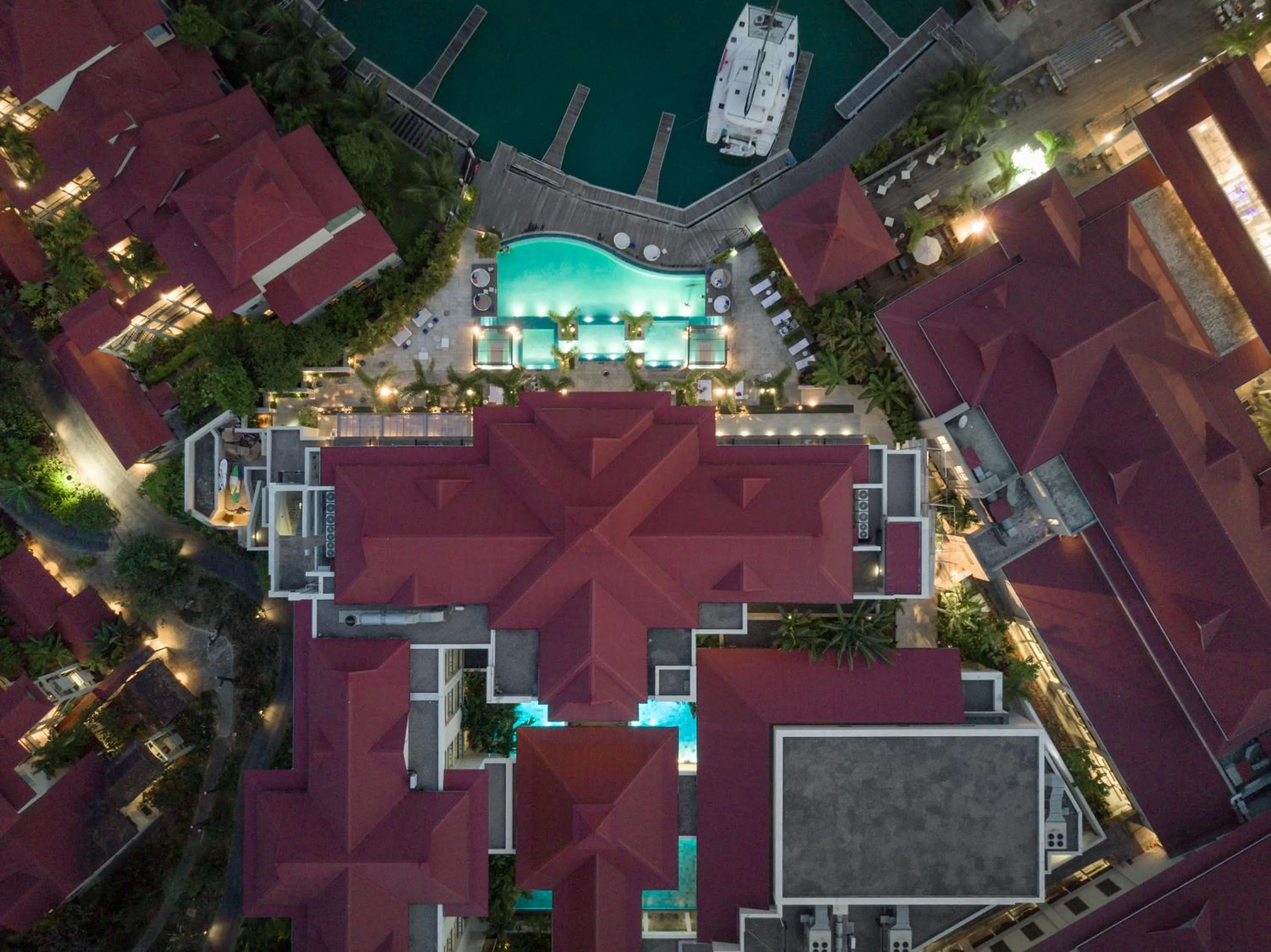 Bird's eye view in Eden Bleu Hotel