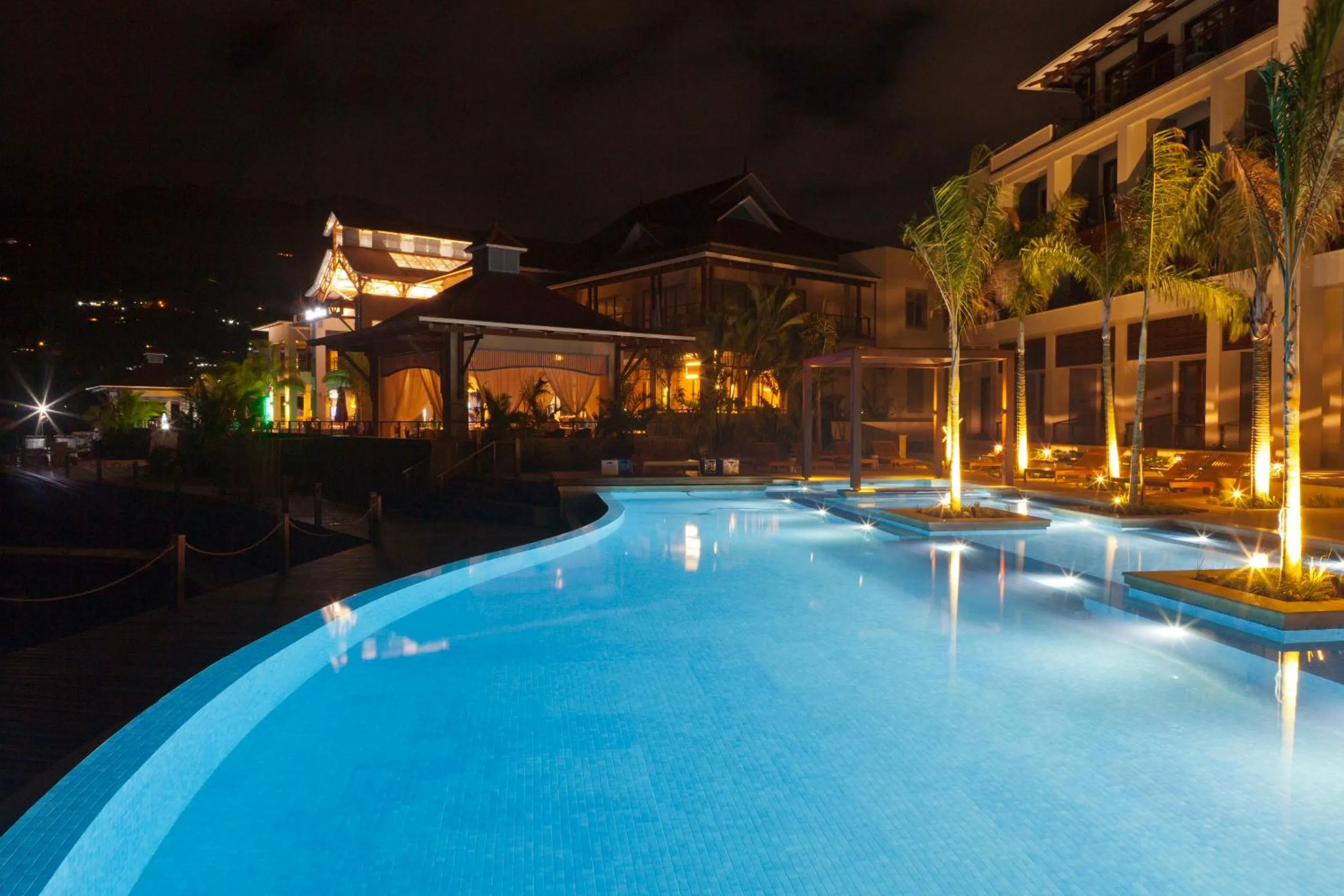 Pool view in Eden Bleu Hotel