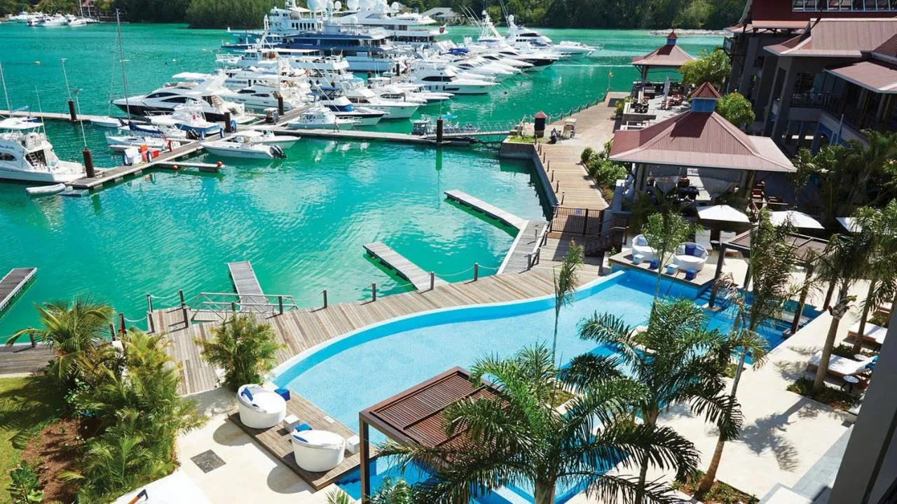 Bird's eye view in Eden Bleu Hotel