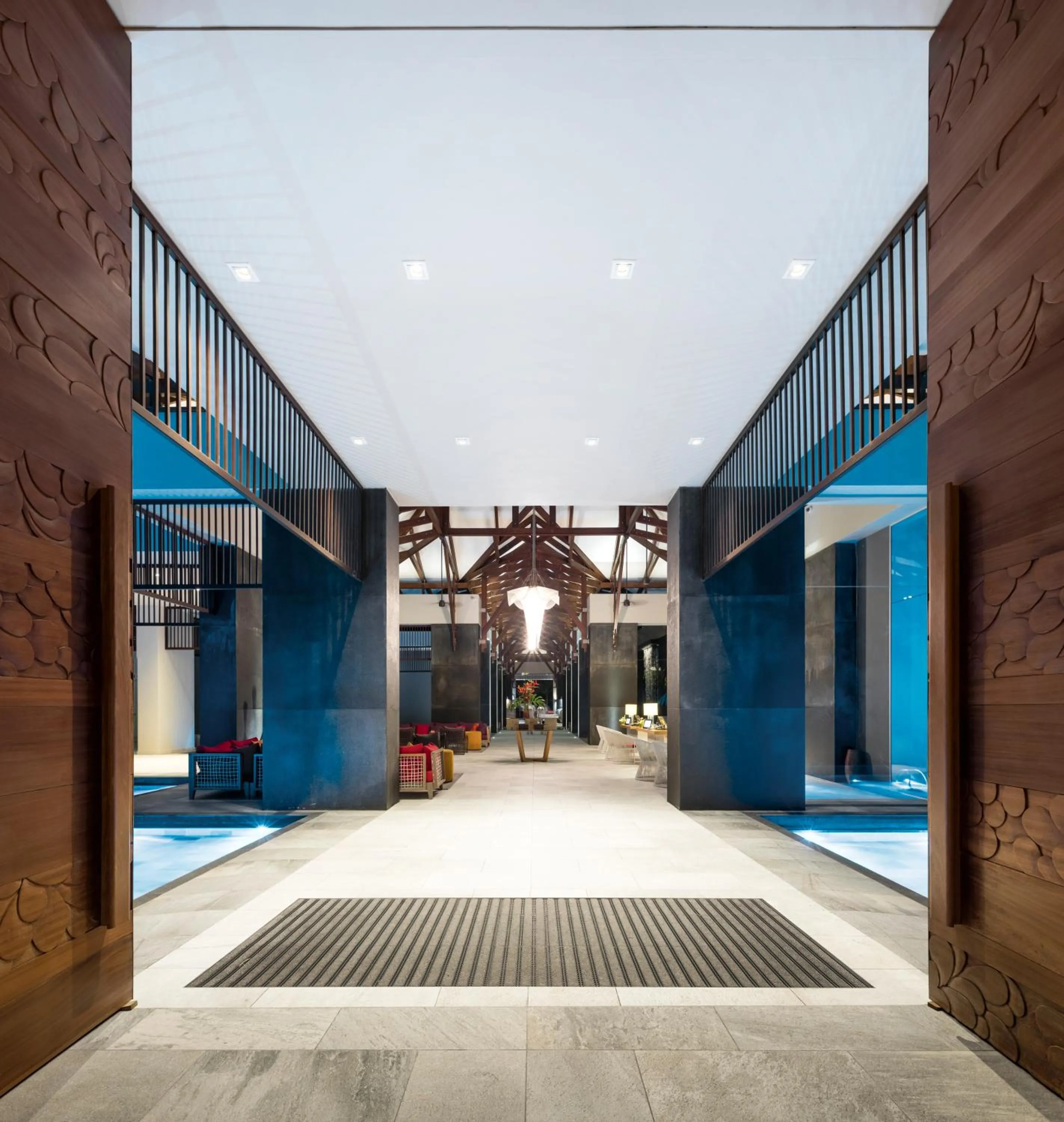 Facade/entrance in Eden Bleu Hotel