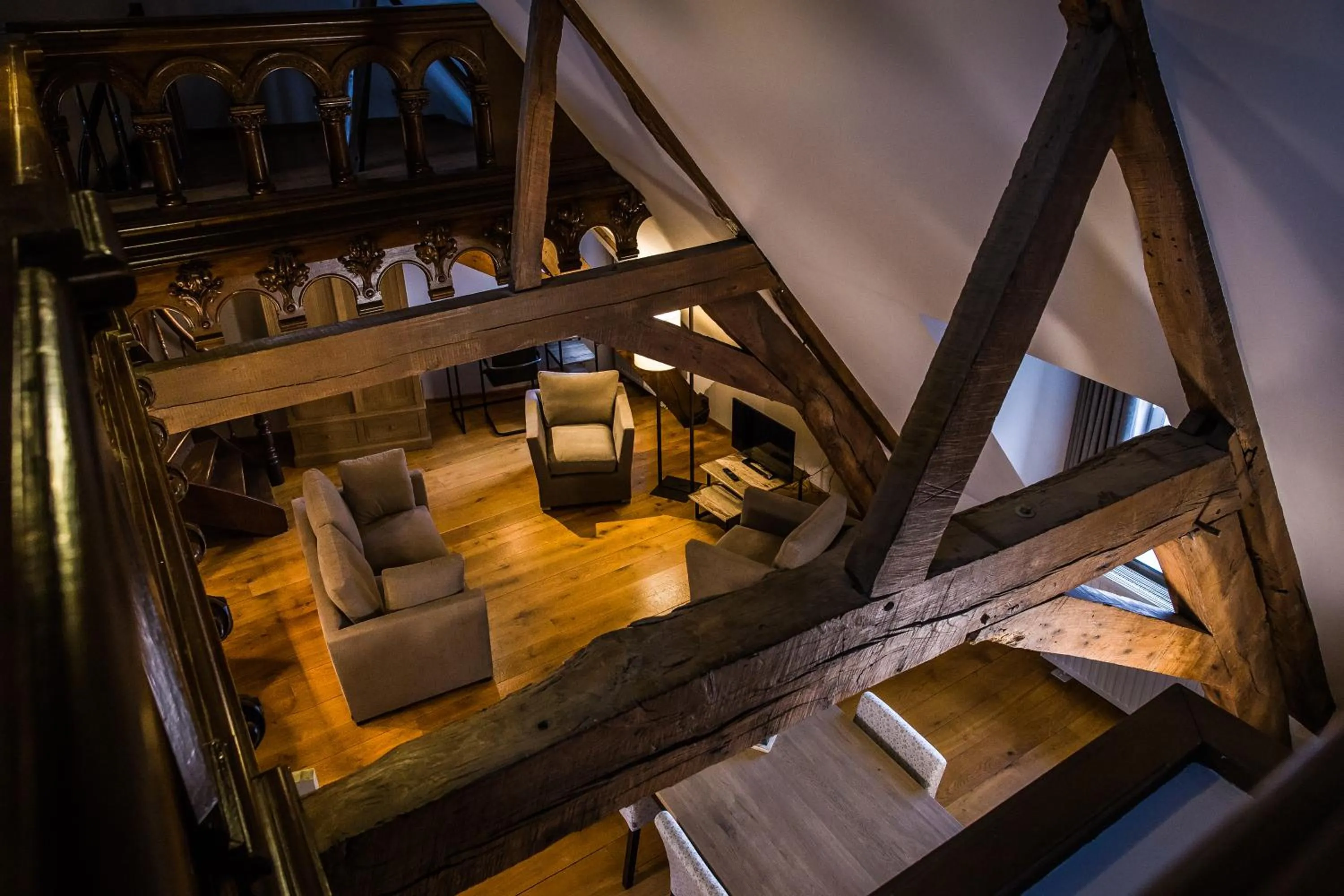 Living room in Hotel De Limbourg