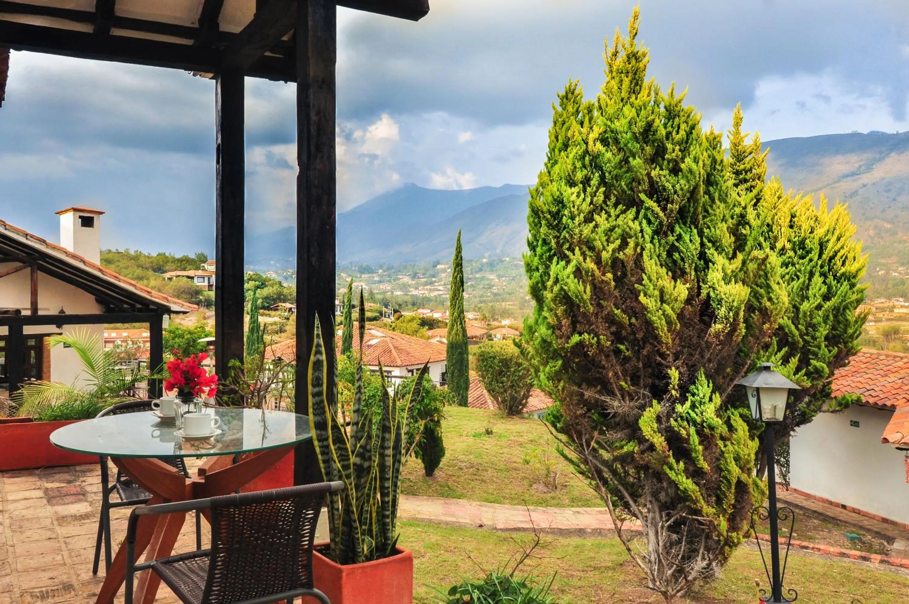 Balcony/Terrace in Hotel el Mirador Villa de Leyva