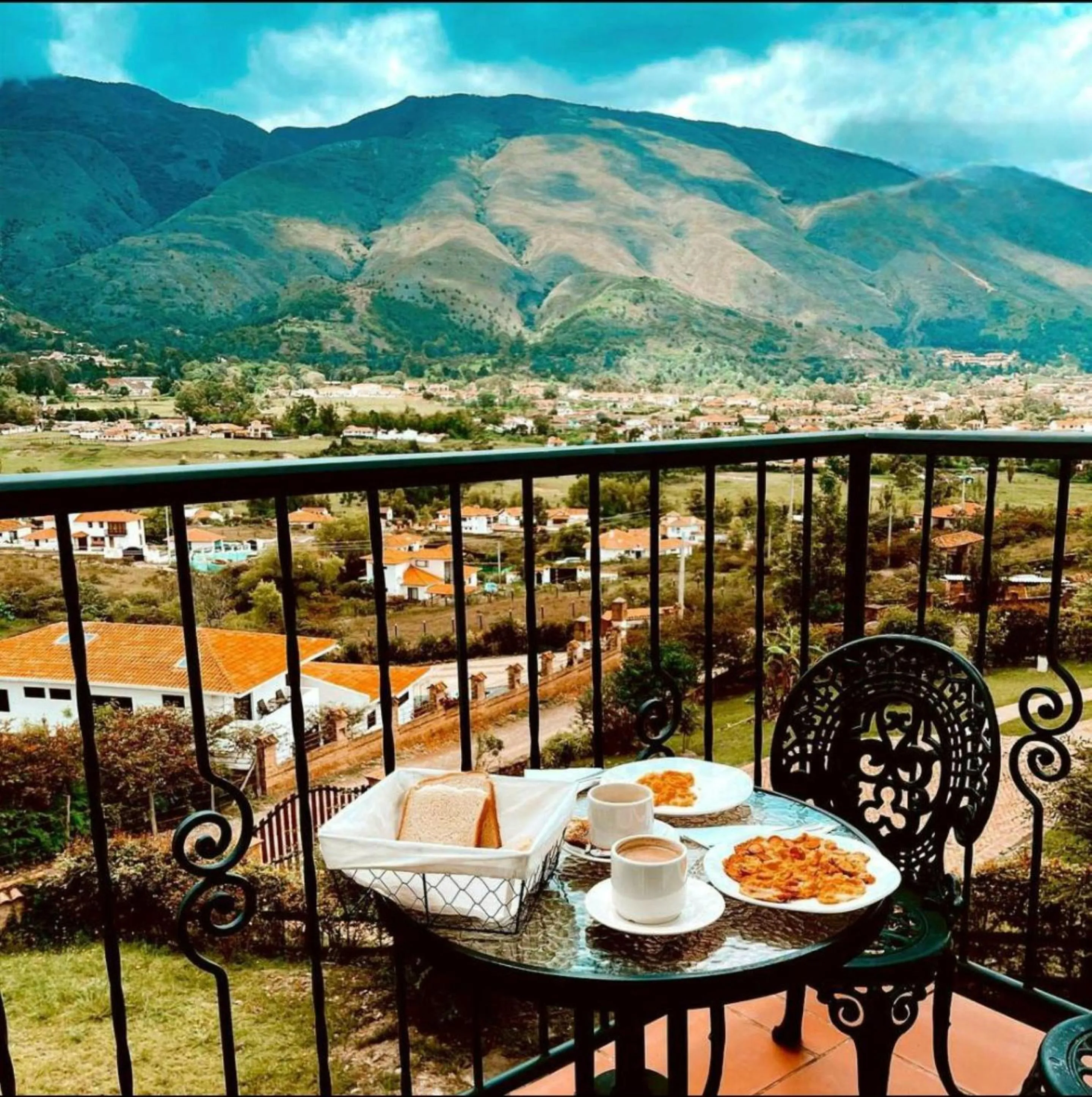 Breakfast in Hotel el Mirador Villa de Leyva