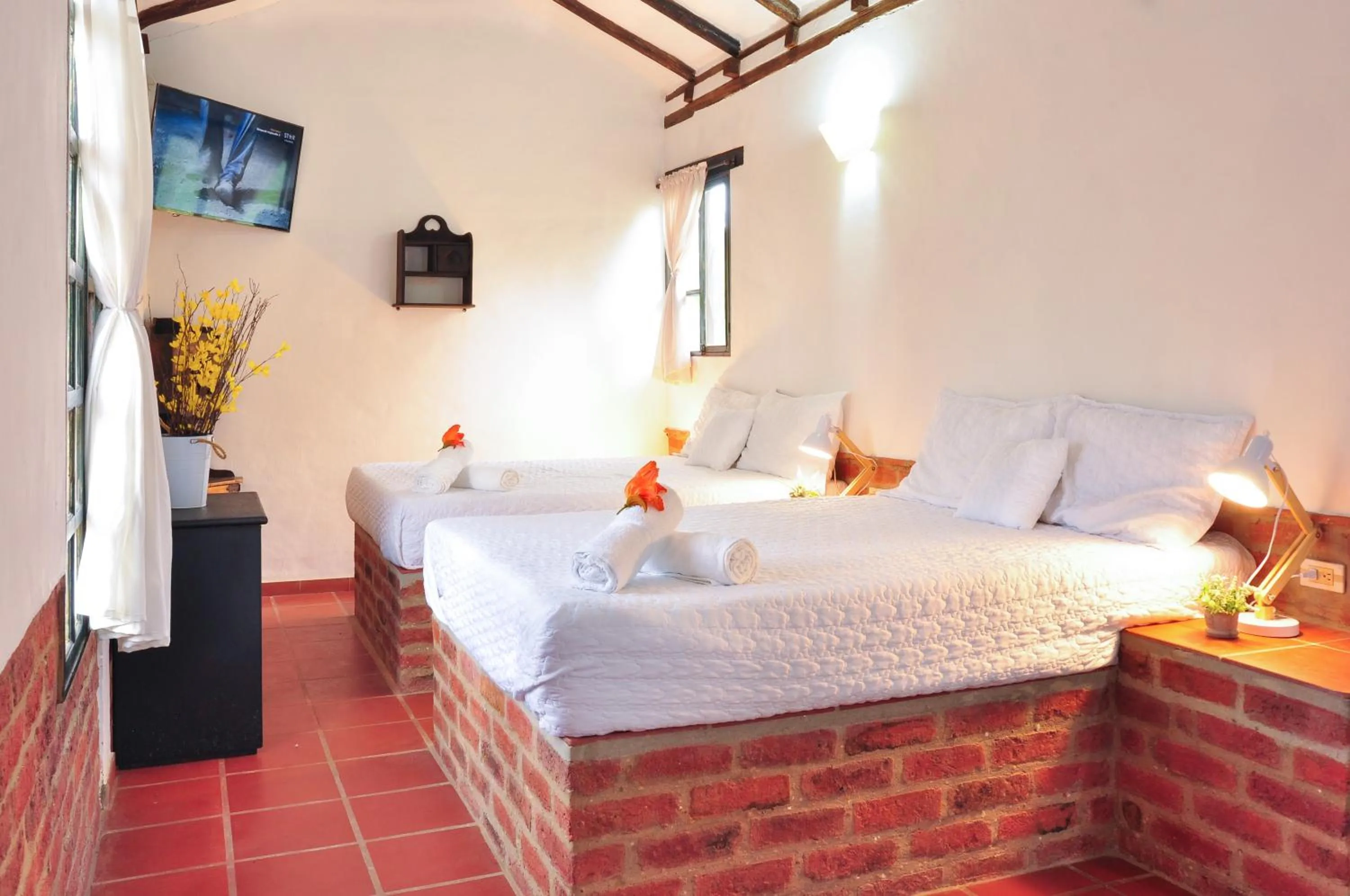 Photo of the whole room in Hotel el Mirador Villa de Leyva