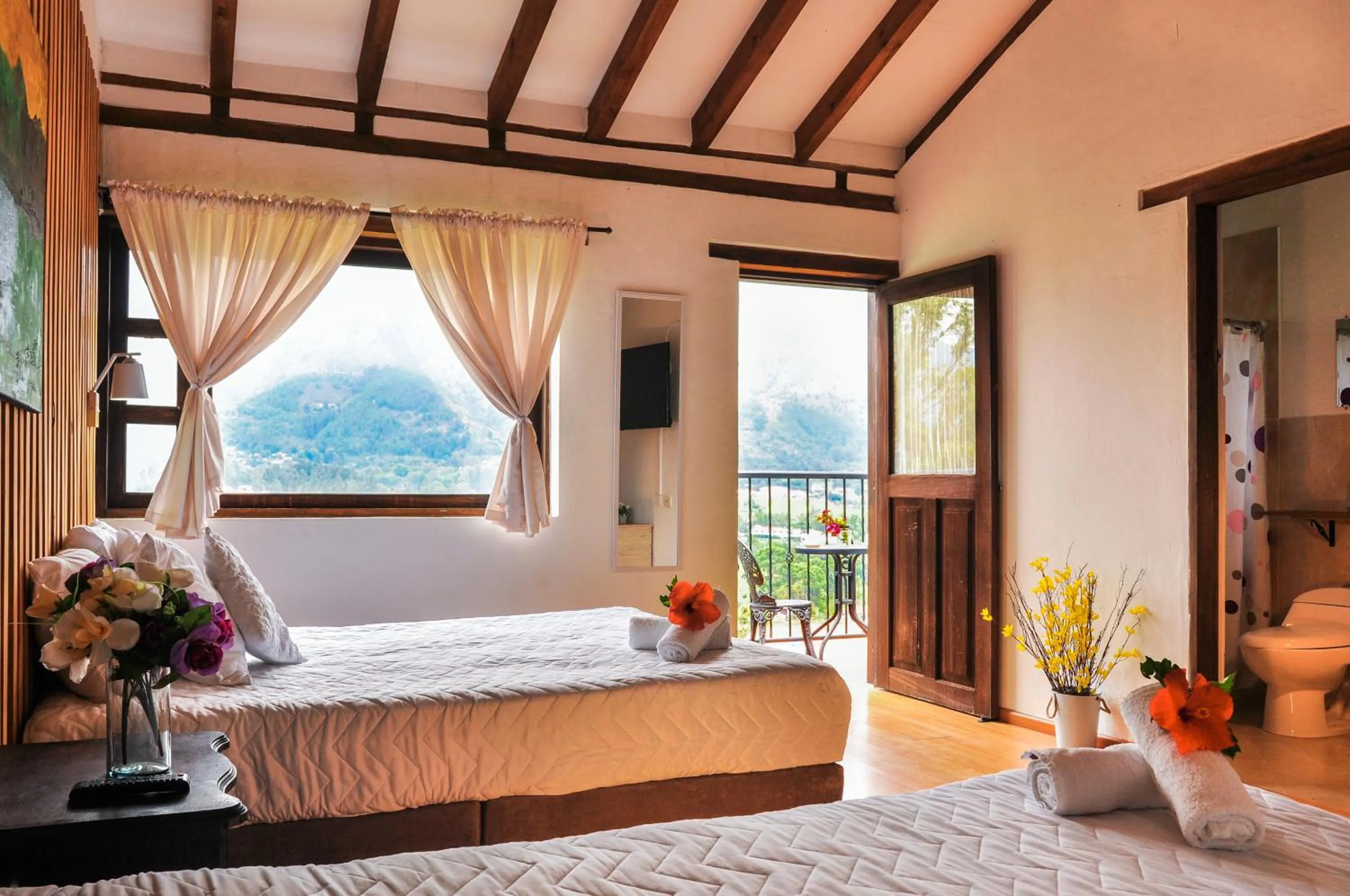 Photo of the whole room in Hotel el Mirador Villa de Leyva