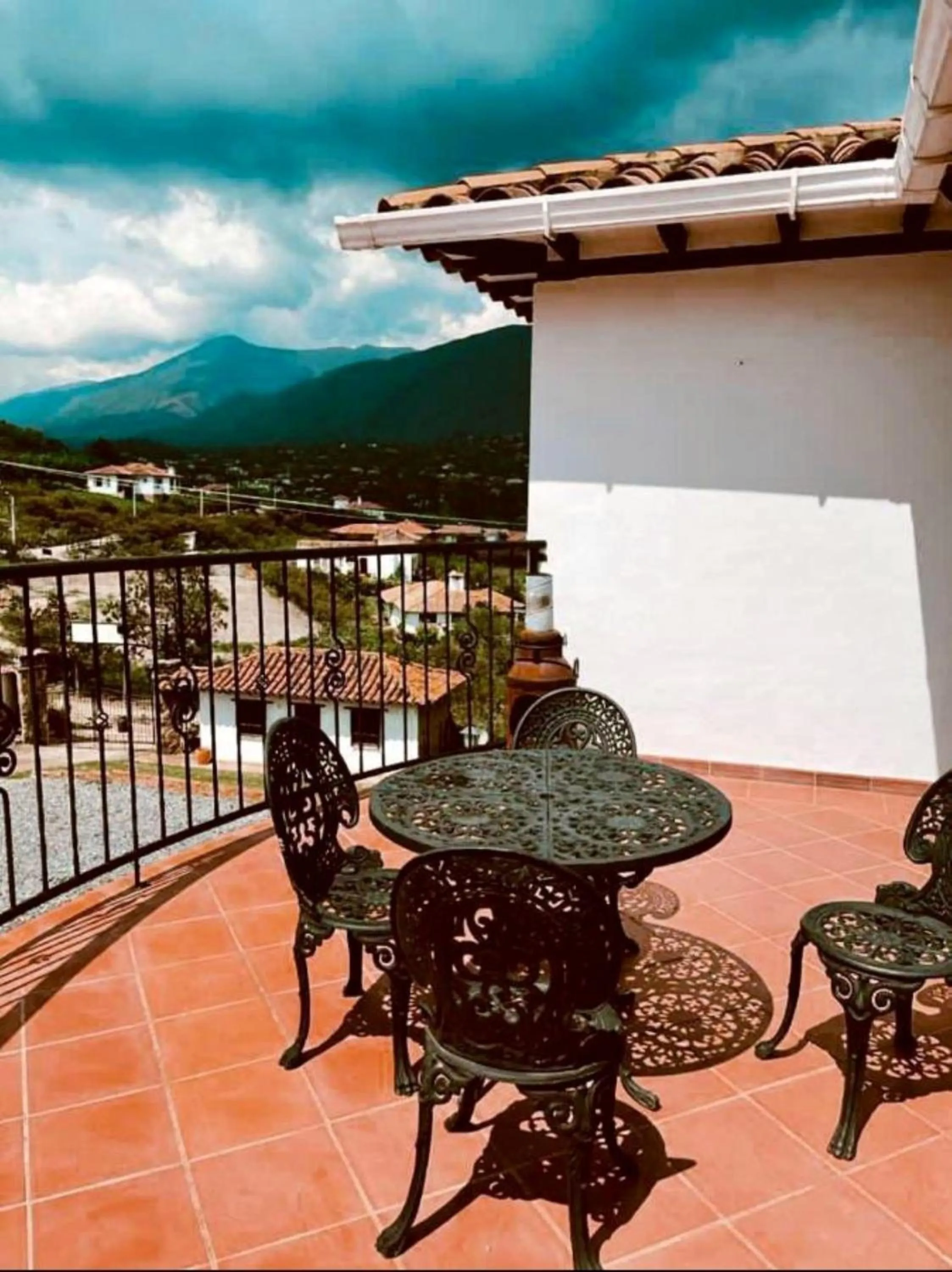 Balcony/Terrace in Hotel el Mirador Villa de Leyva