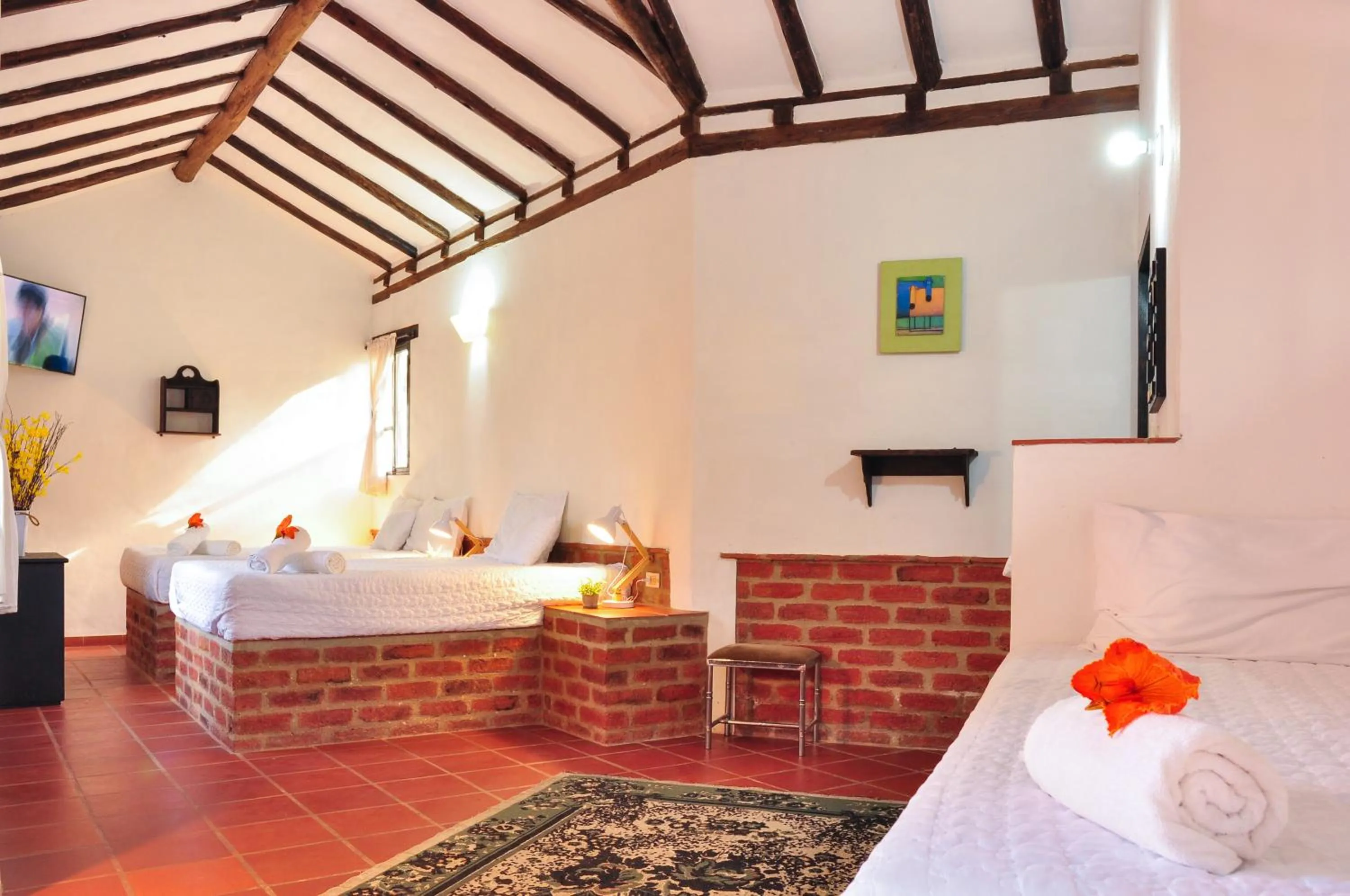 Photo of the whole room in Hotel el Mirador Villa de Leyva